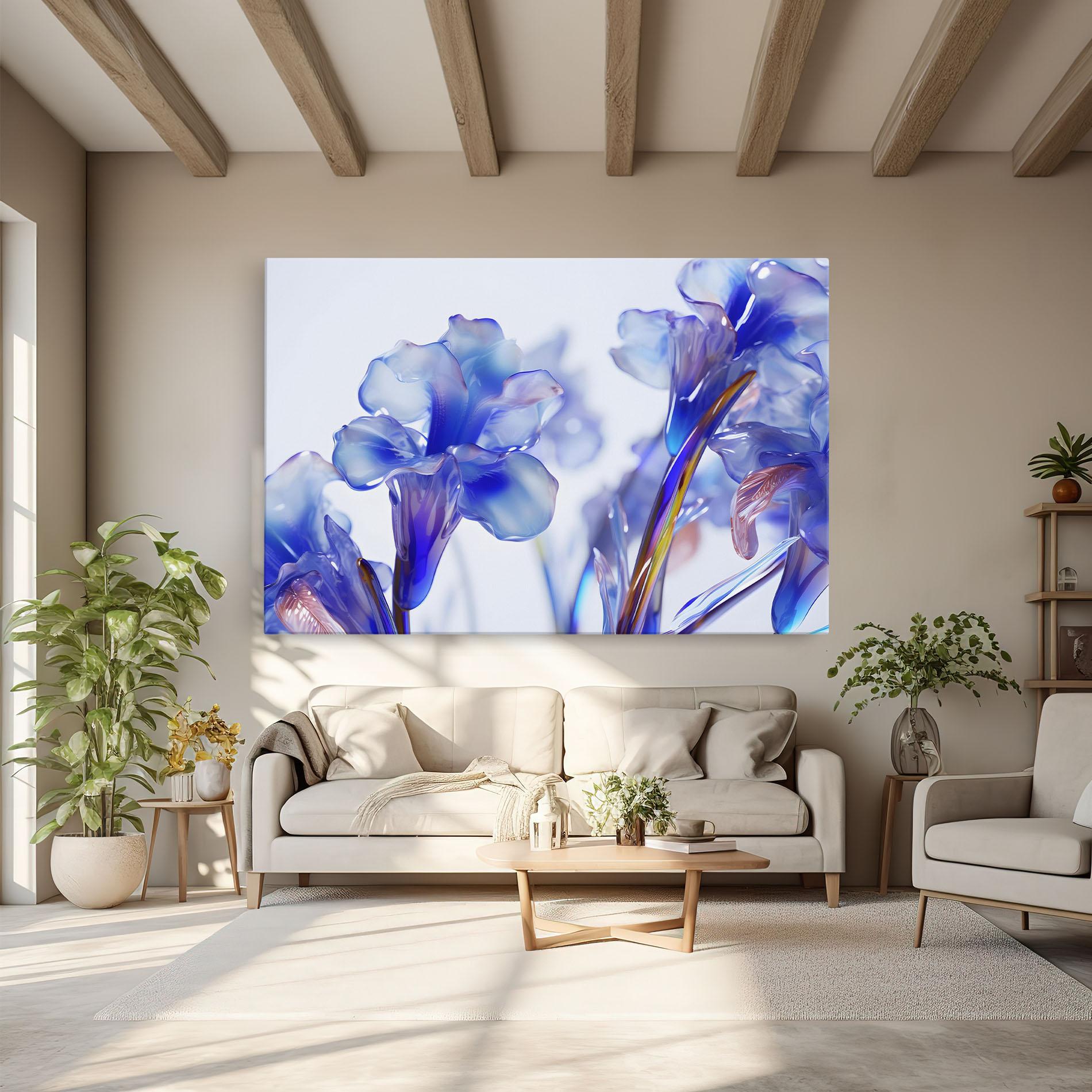Картина на платно Iris Glass mockup 6