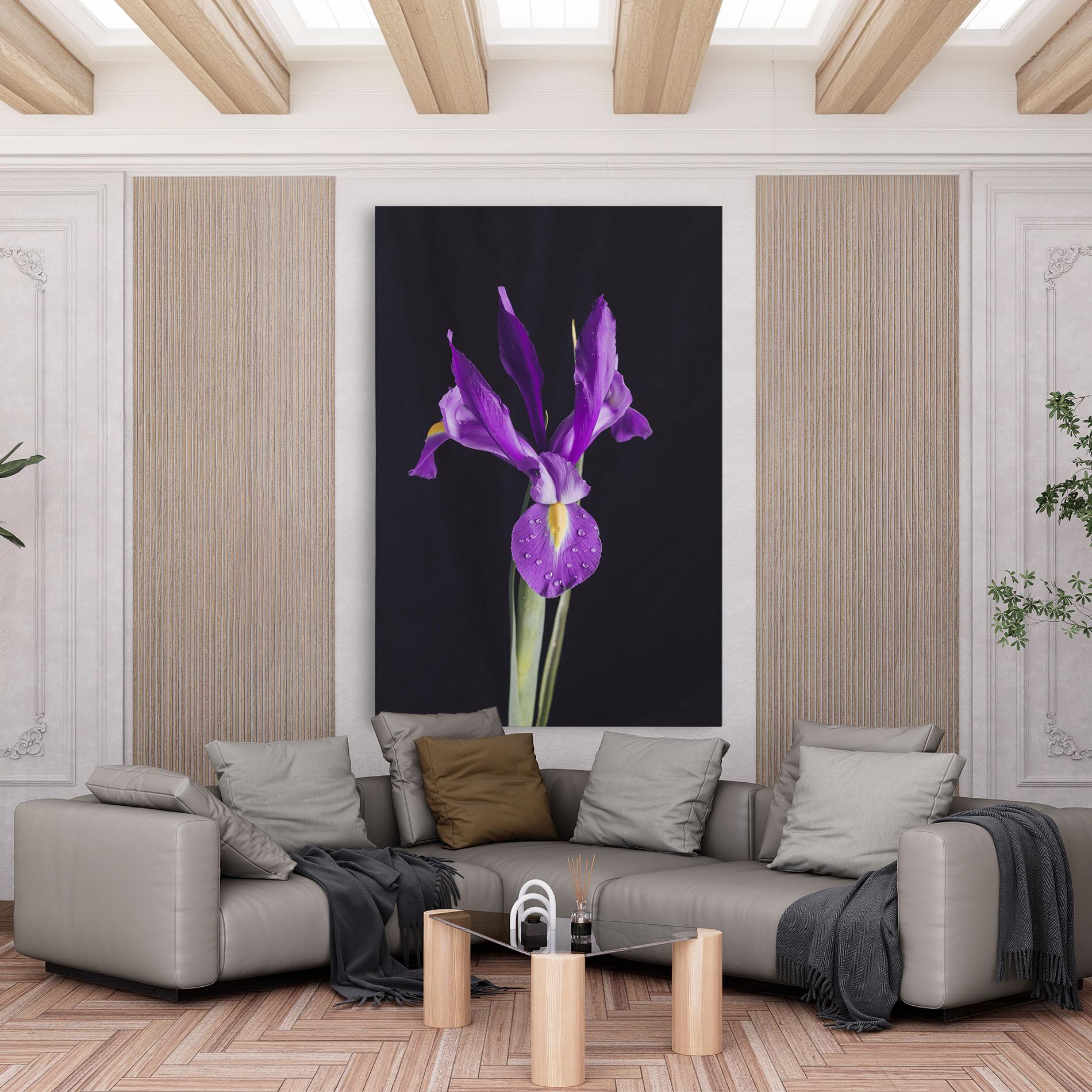 Картина на платно Fresh Purple Iris mockup 6