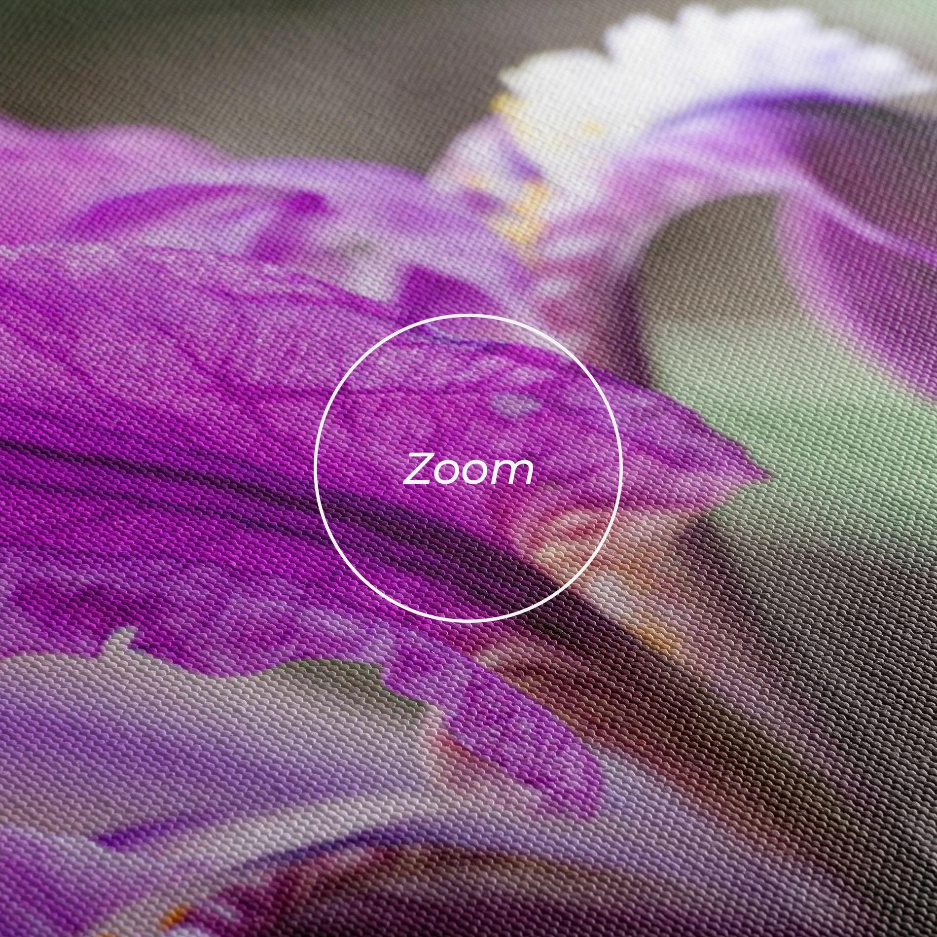 Картина на платно Dark Pink Iris mockup 3