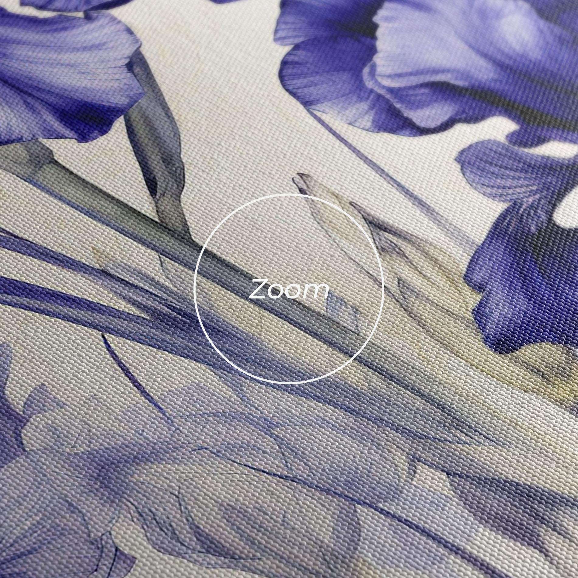 Картина на платно Irises Painting mockup 3