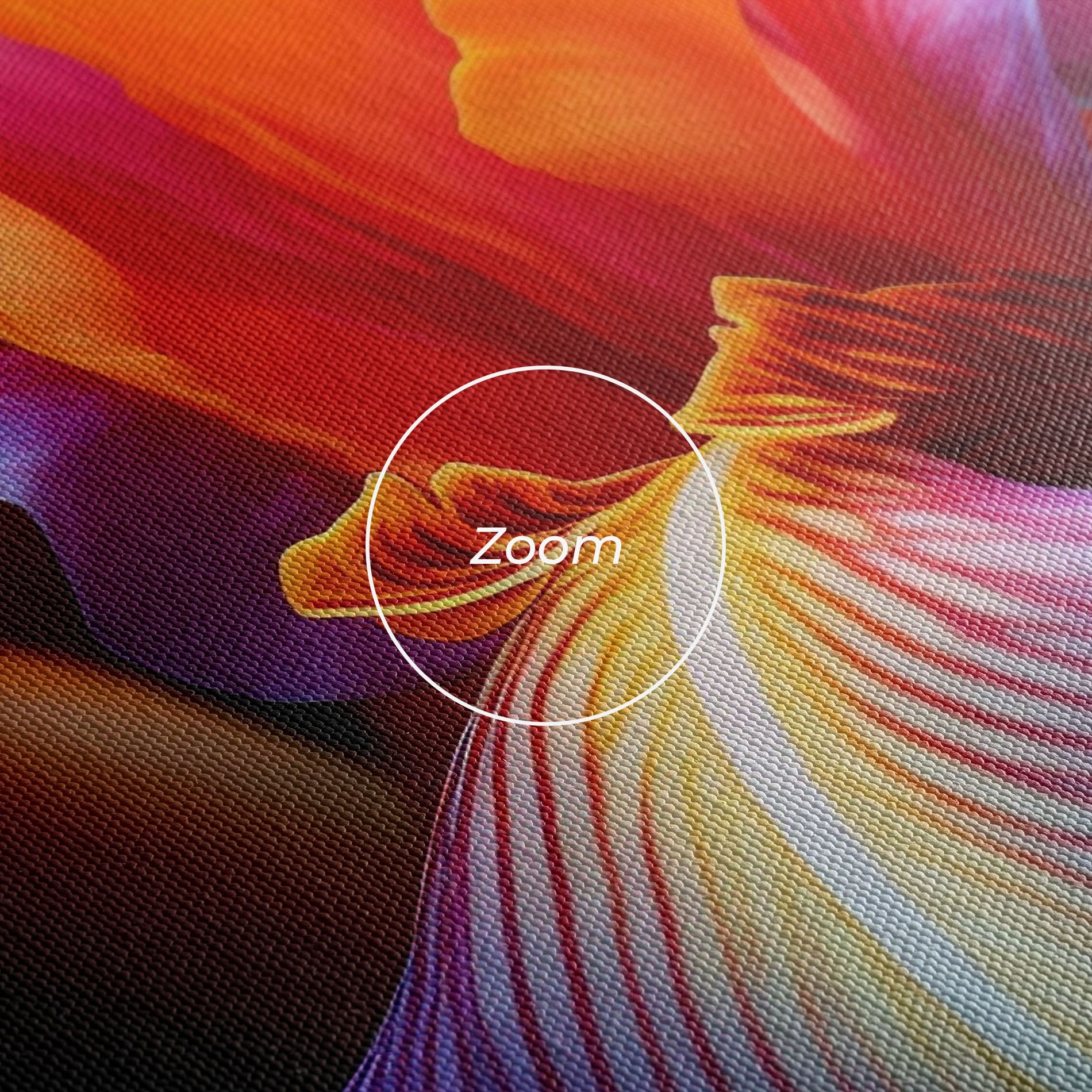 Orange Purple Iris mockup 3