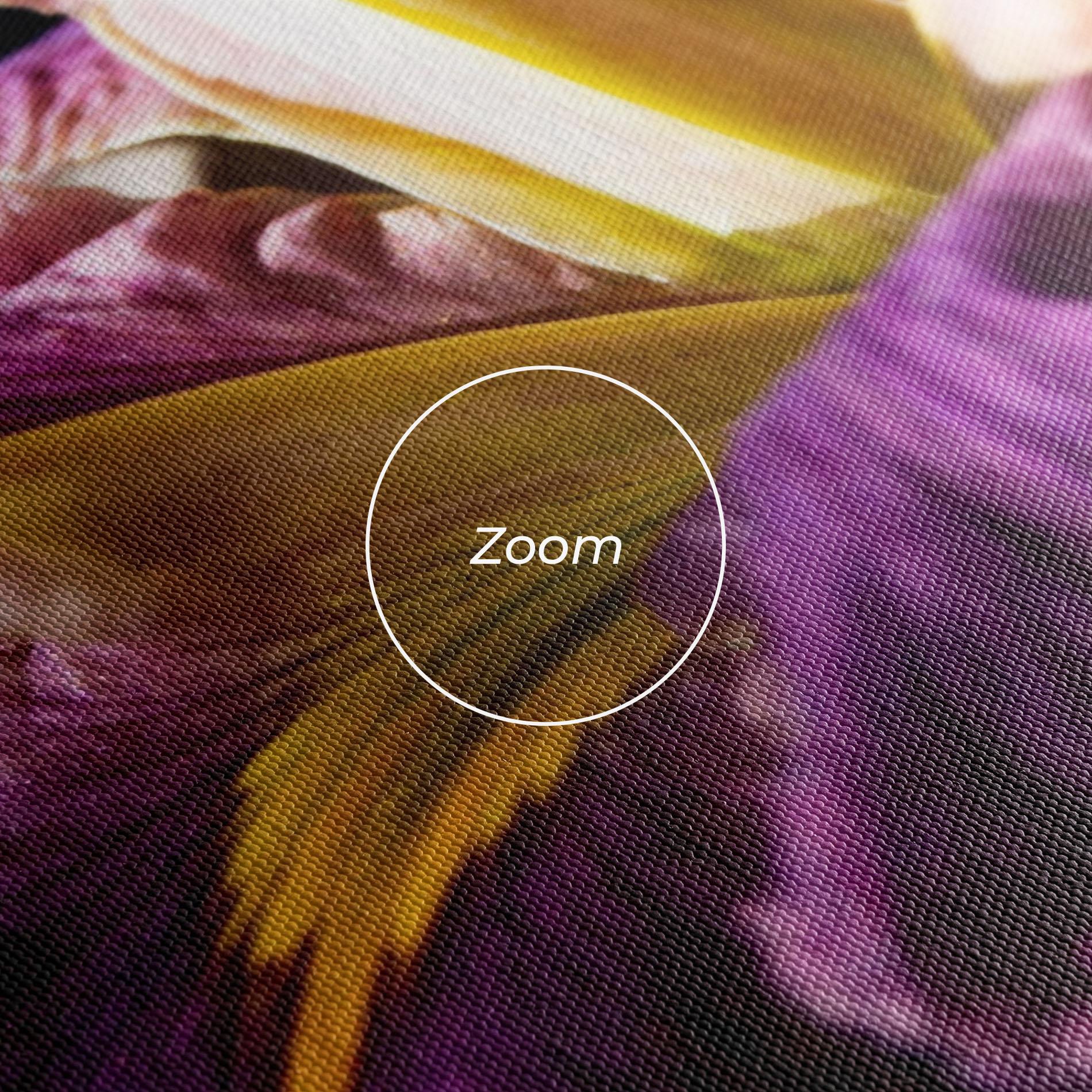 Картина на платно Pastel Yellow Iris mockup 3