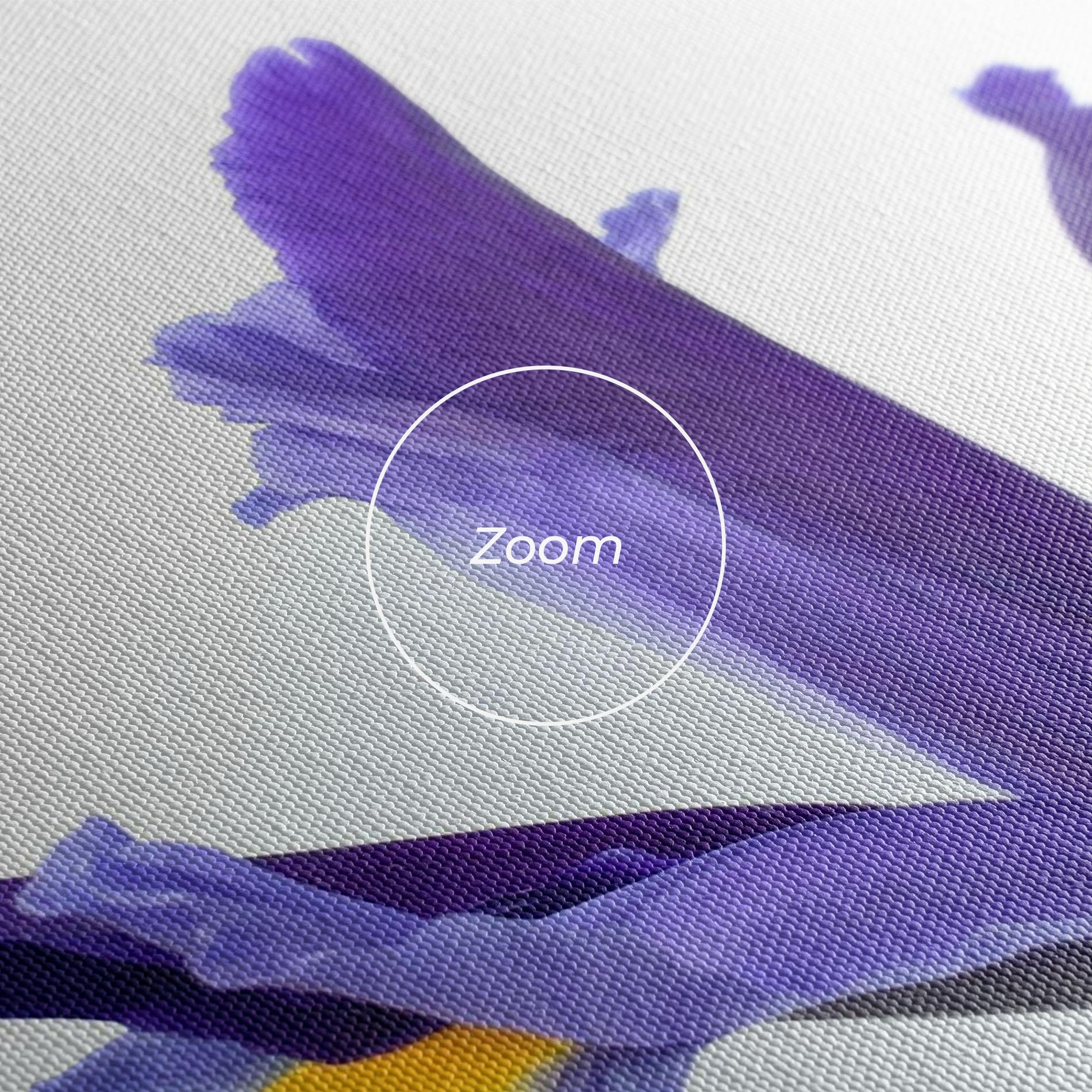 Картина на платно Yellow Color Iris mockup 3