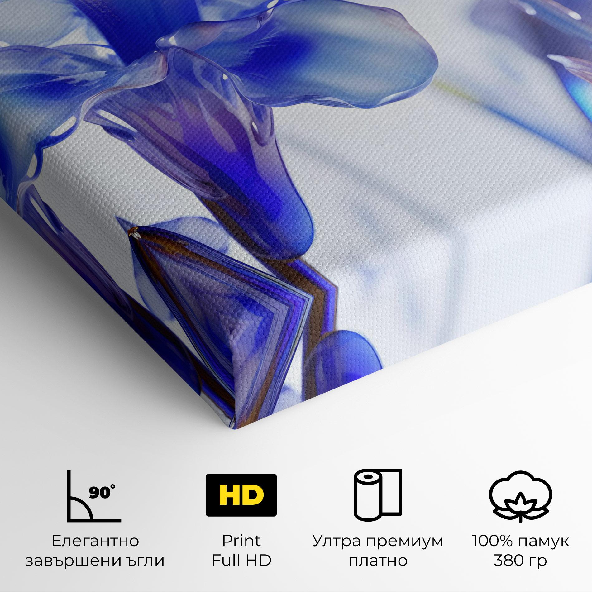 Картина на платно Iris Glass mockup 4