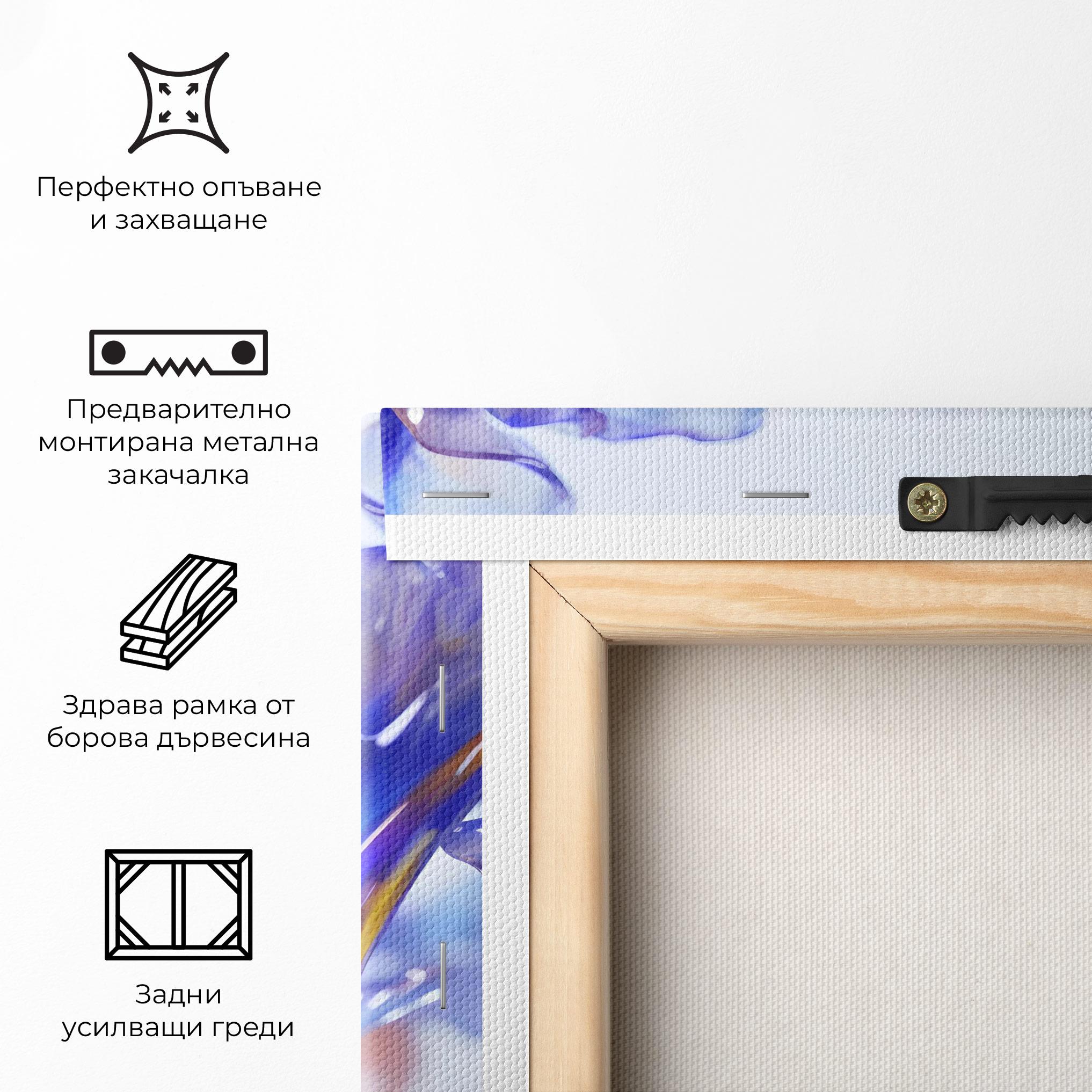 Картина на платно Iris Glass mockup 5