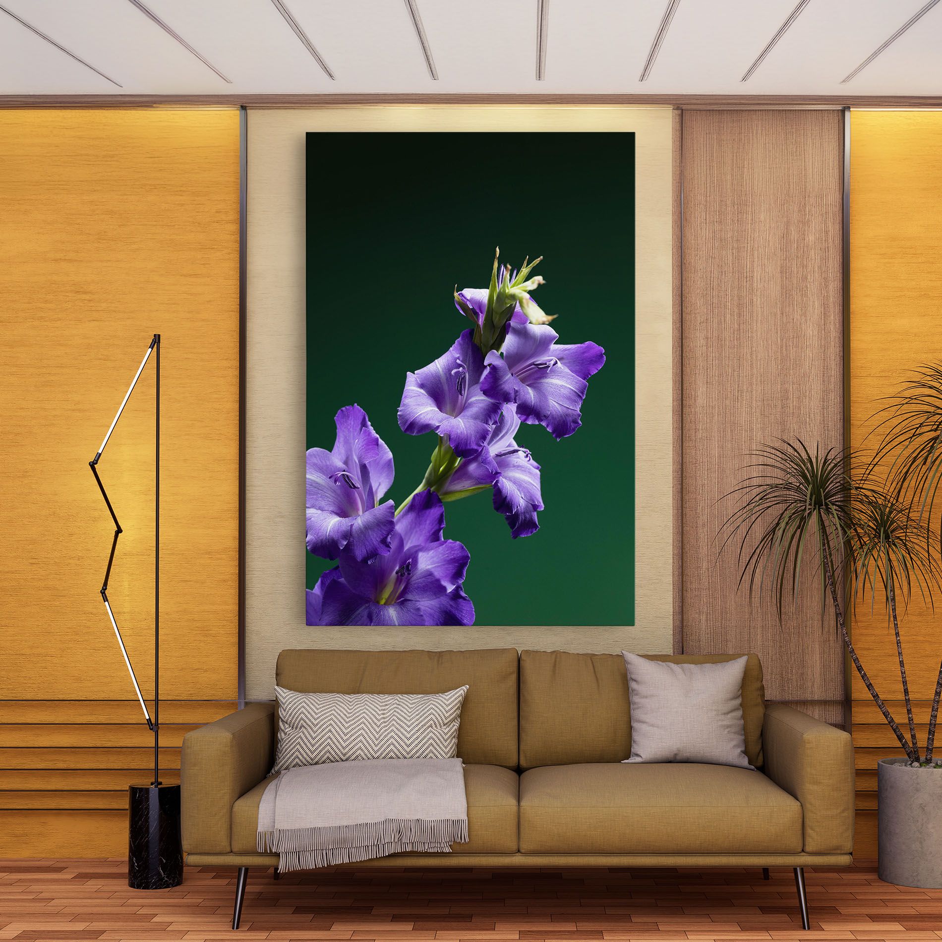 Iris On Green mockup 9