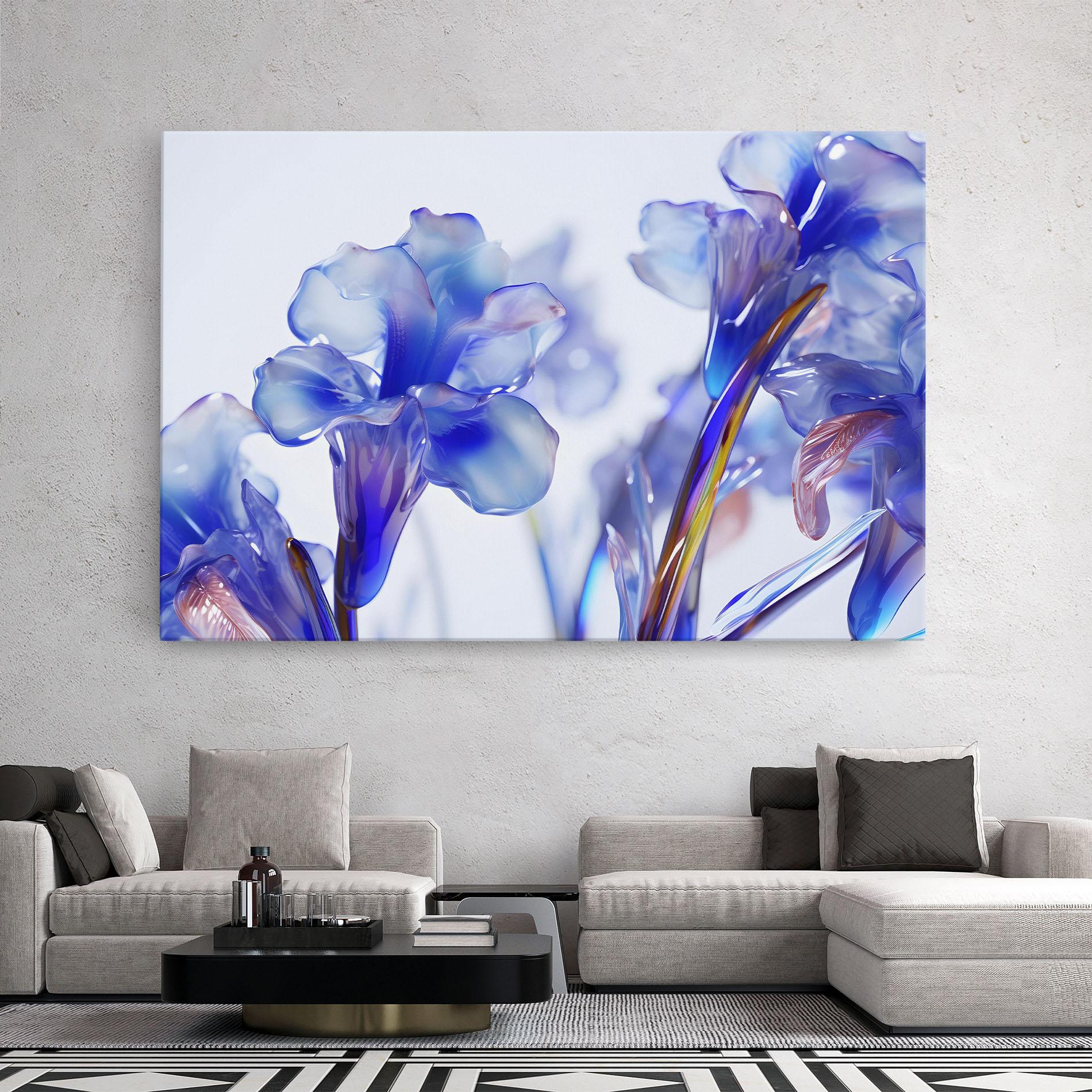 Картина на платно Iris Glass mockup 2