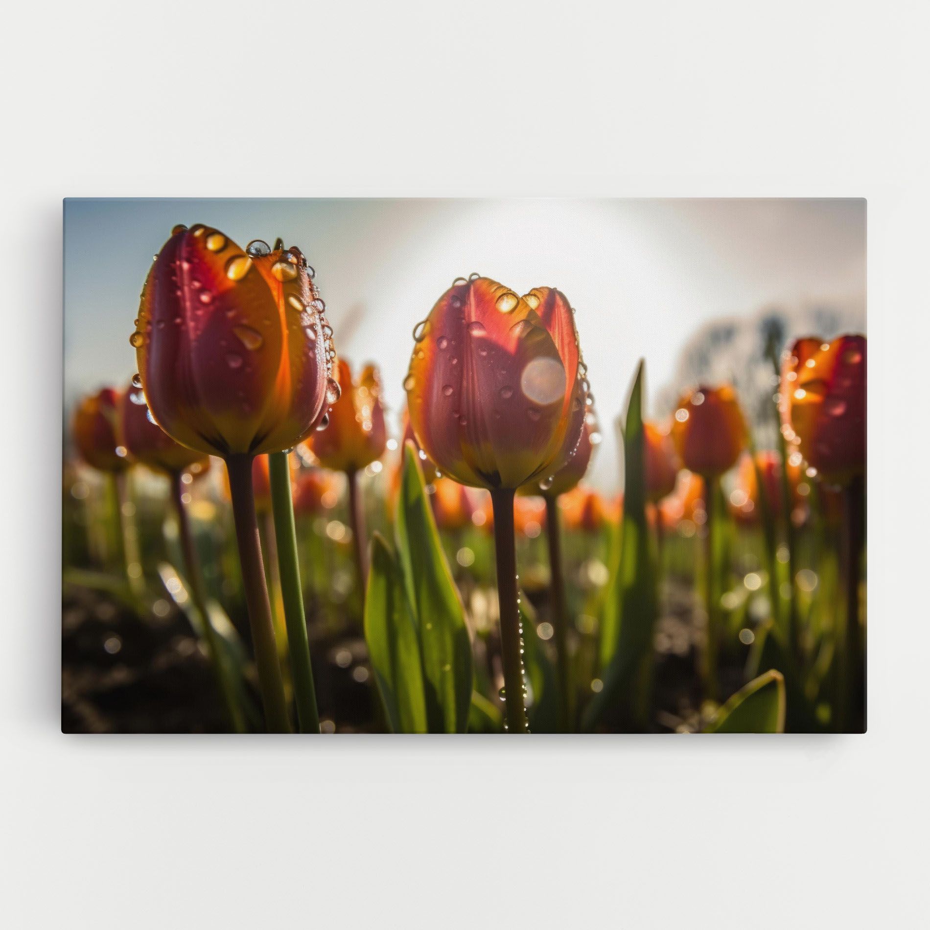 Orange Tulips After Rain mockup 0