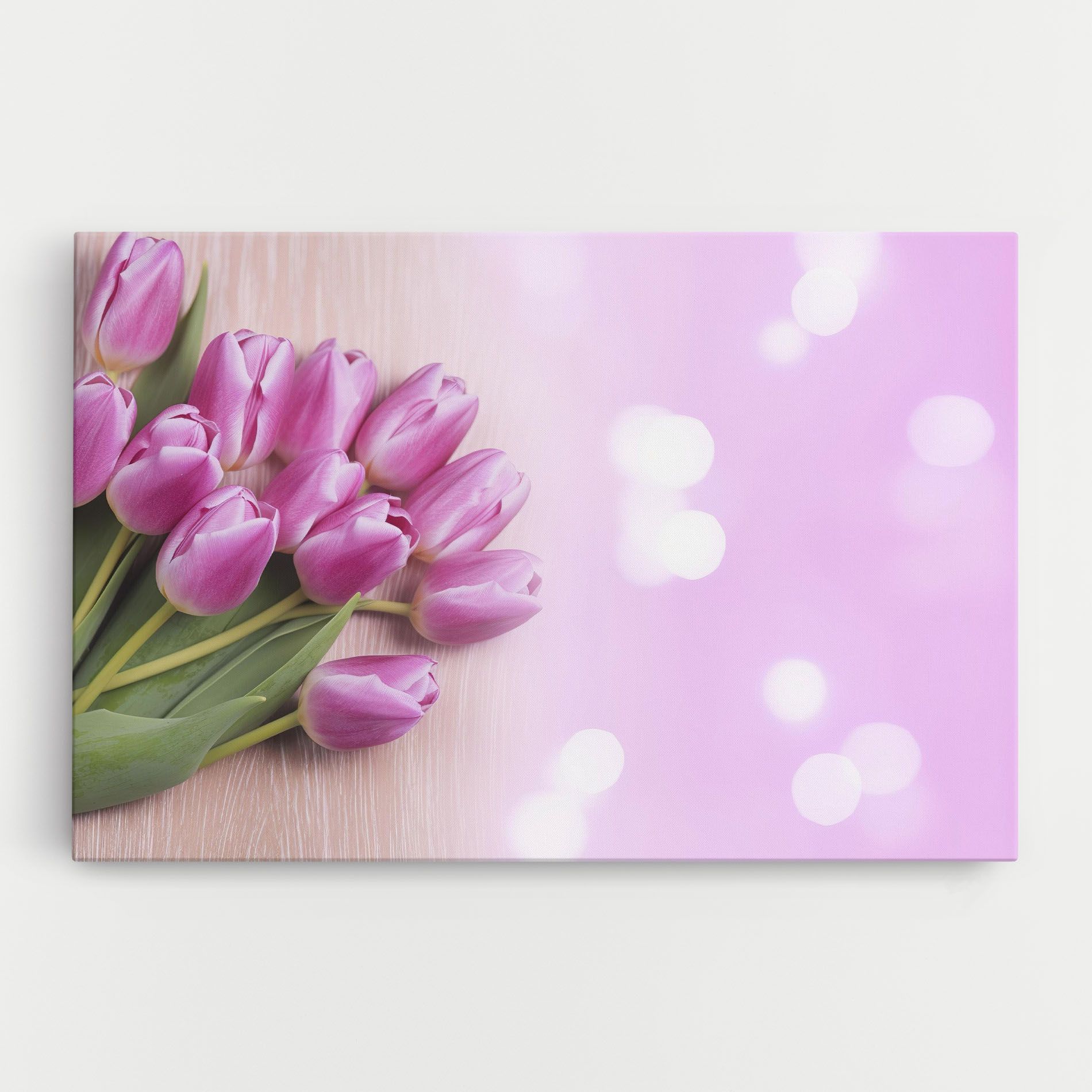 Pink Tulip Flowers mockup 0