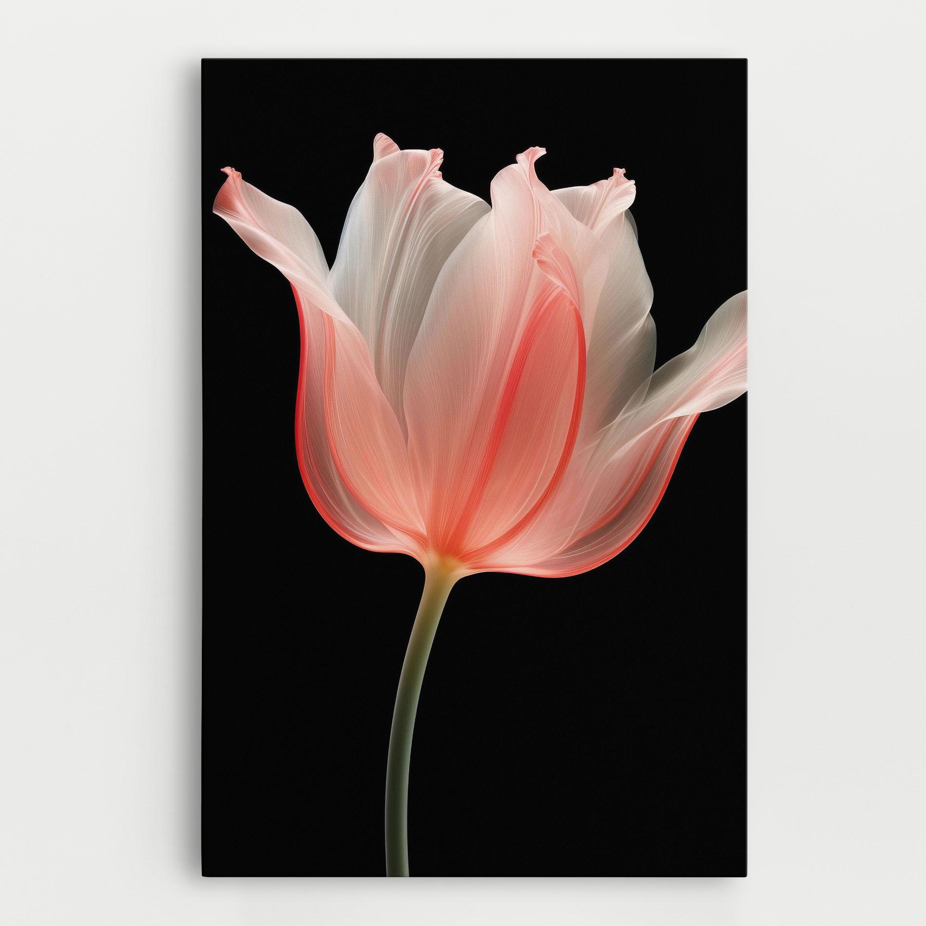 Картина на платно Pastel Pink Tulip mockup 0