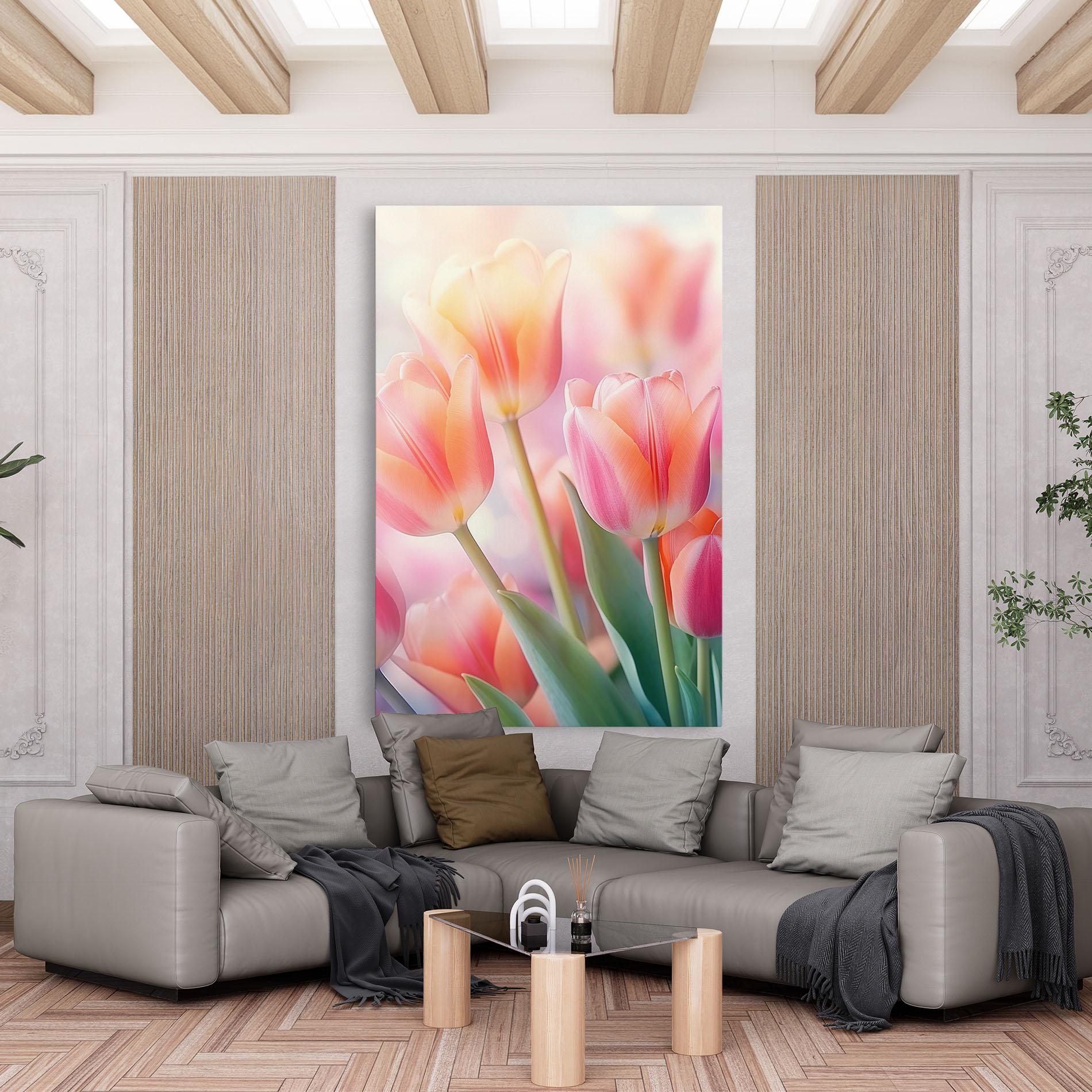Картина на платно Dreamy Tulips mockup 6