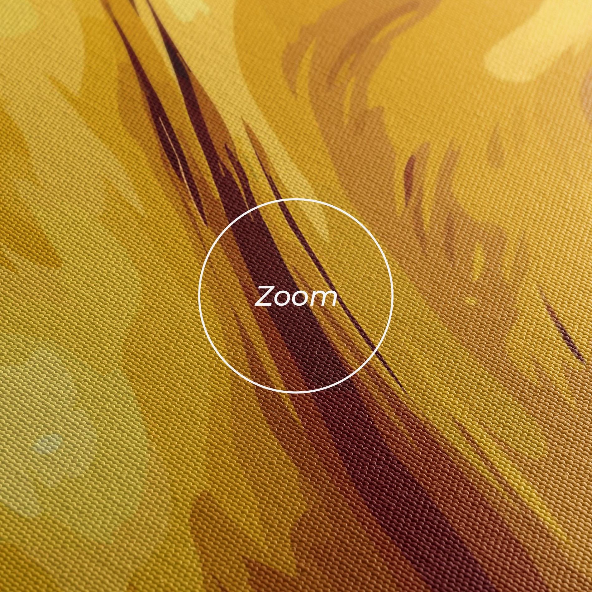 Картина на платно Big Yellow Tulip mockup 3