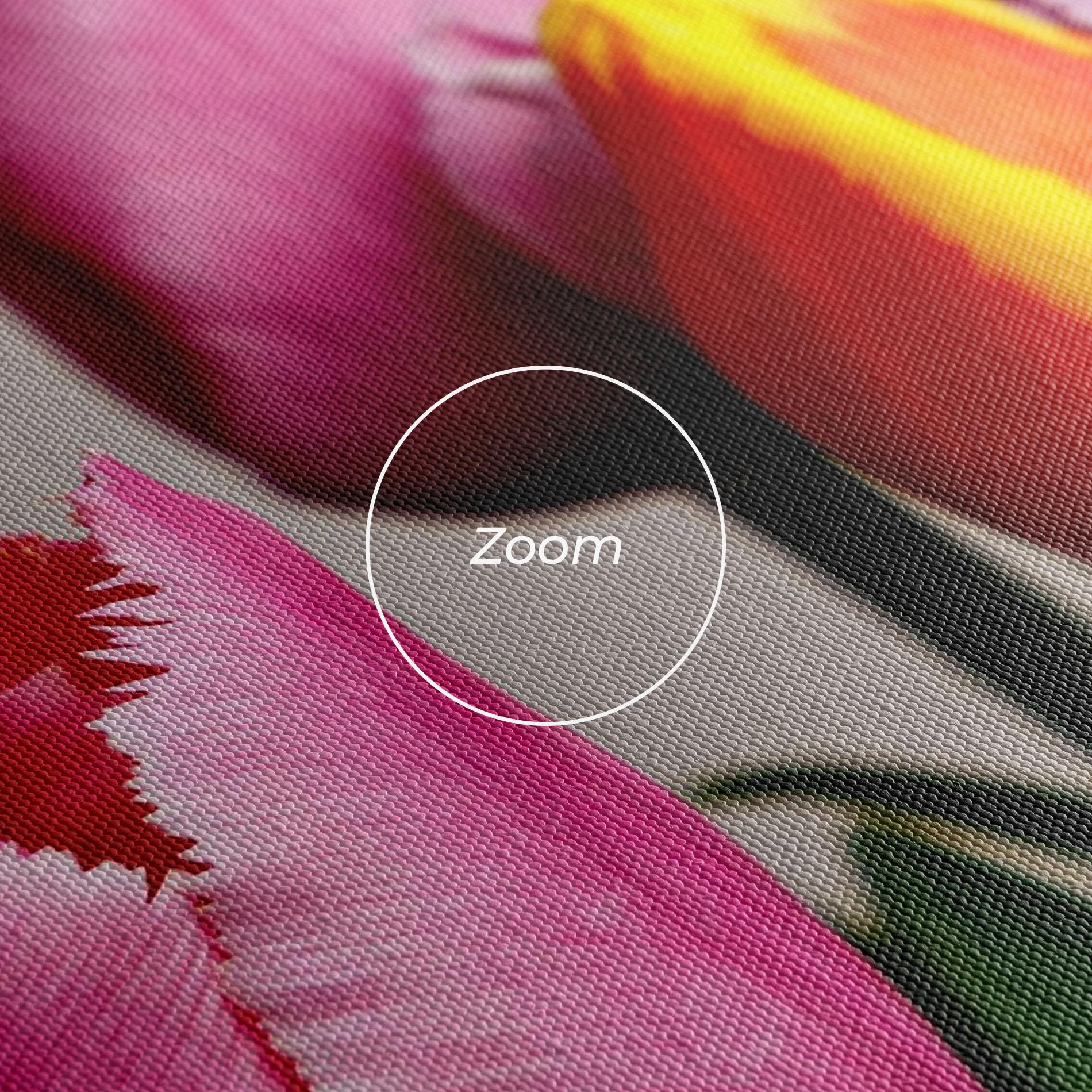 Картина на платно Pink Orange Tulips mockup 3