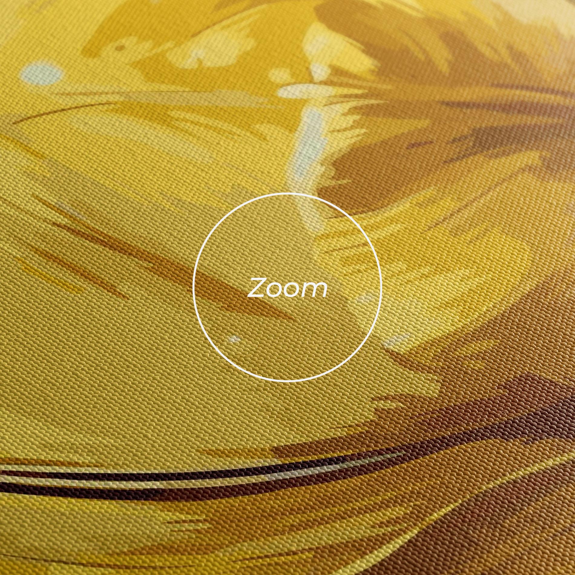 Картина на платно Yellow Shiny Tulip mockup 3