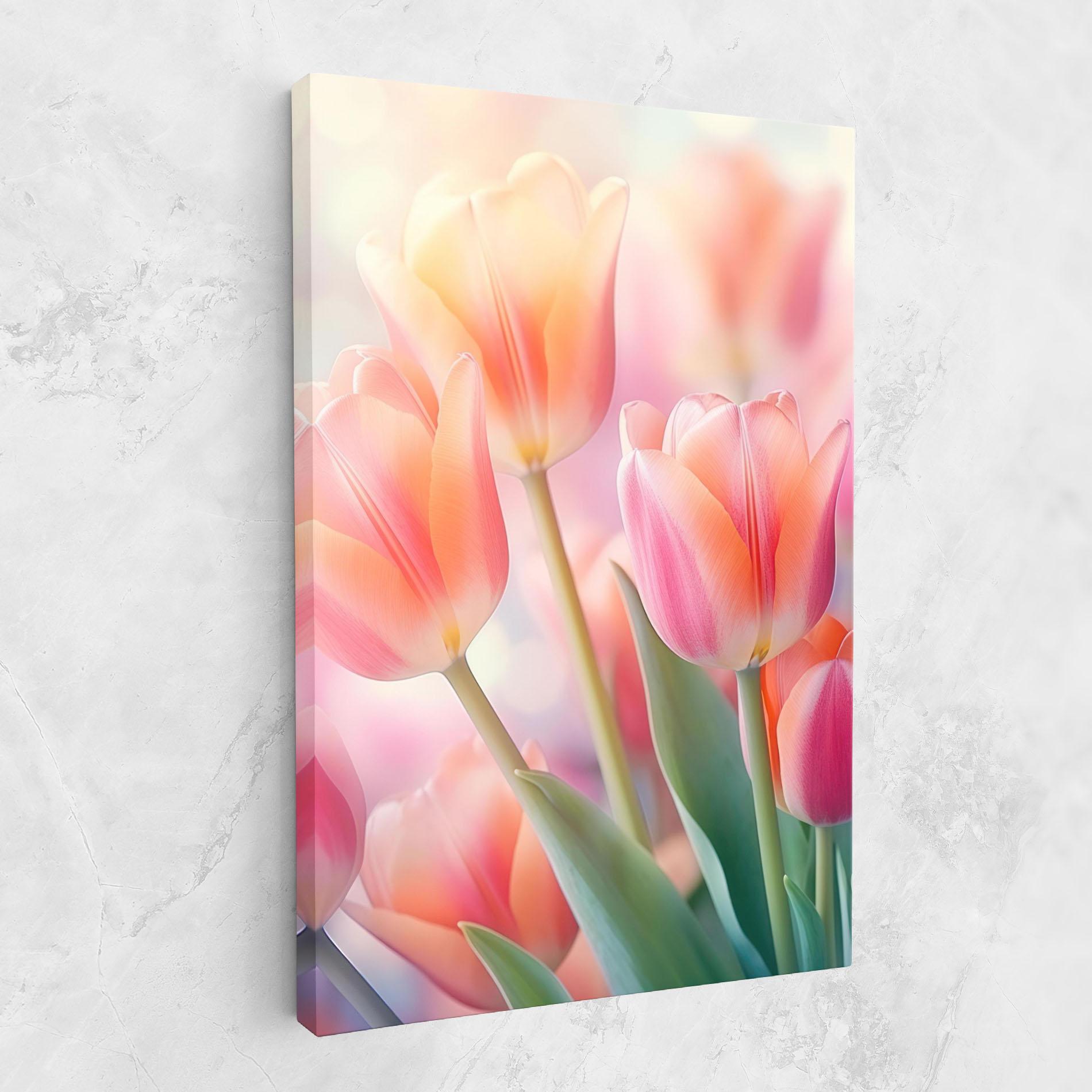 Картина на платно Dreamy Tulips mockup 1