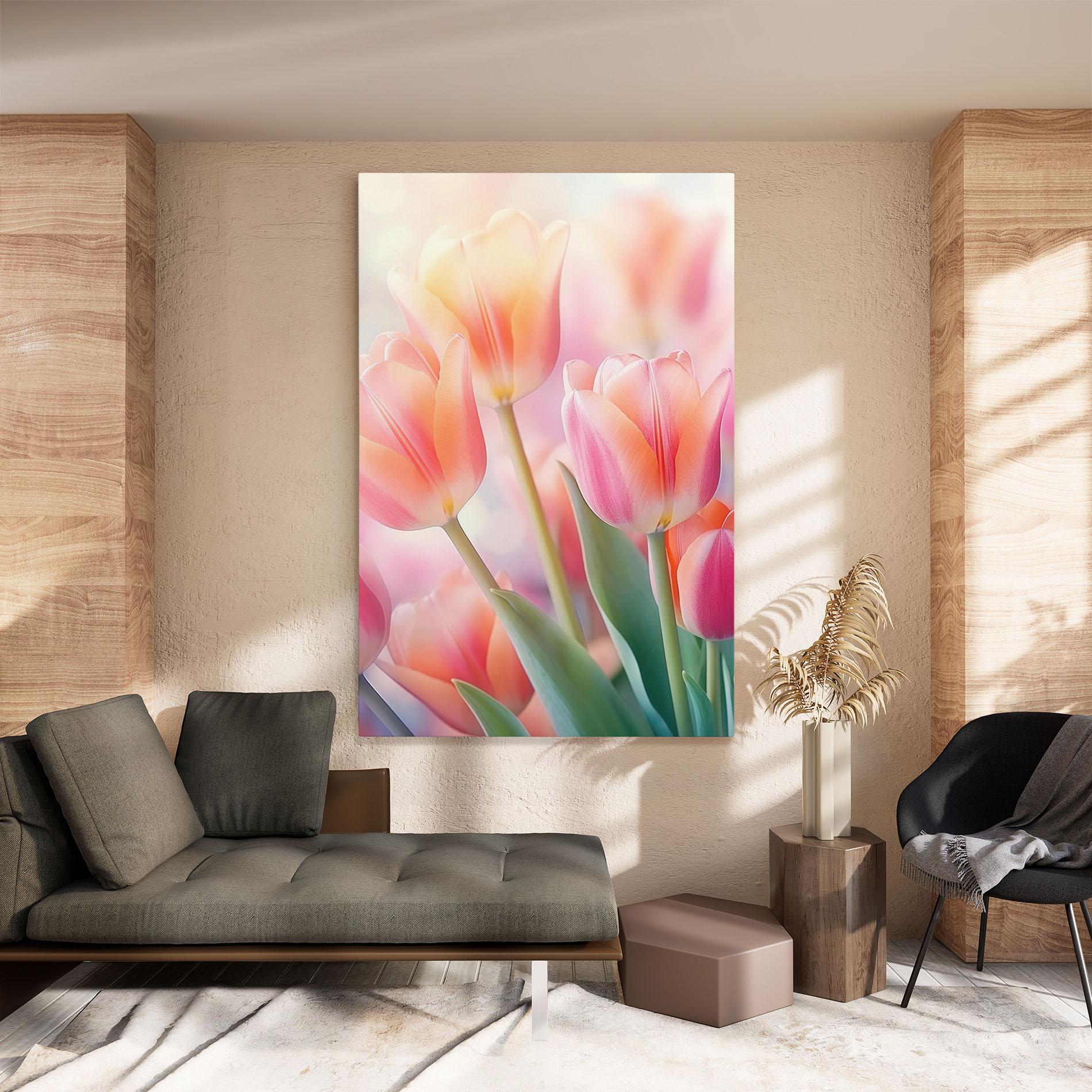 Картина на платно Dreamy Tulips mockup 8
