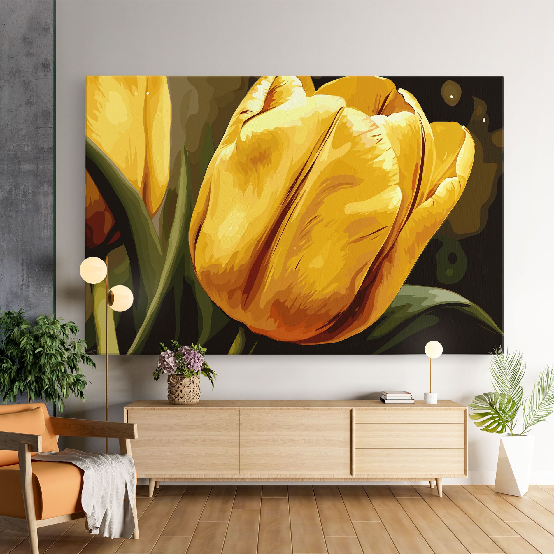 Big Yellow Tulip mockup 9