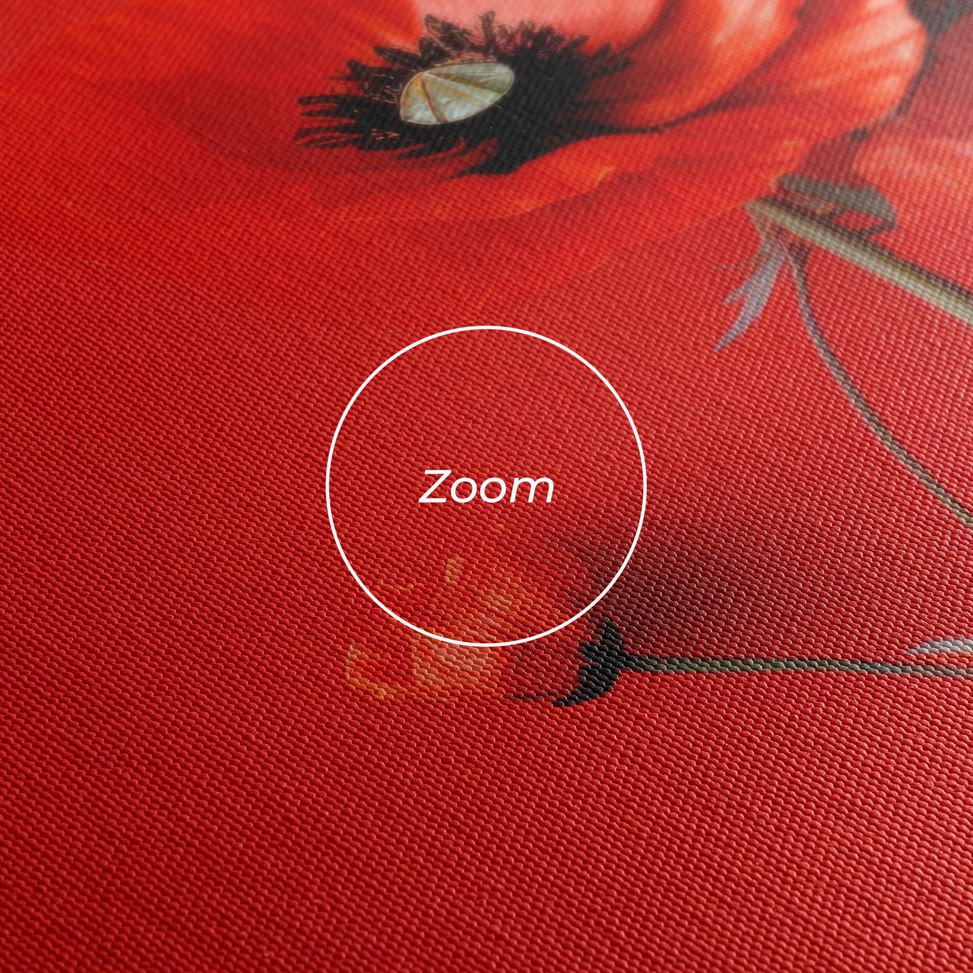 Картина на платно Poppies On The Table mockup 3