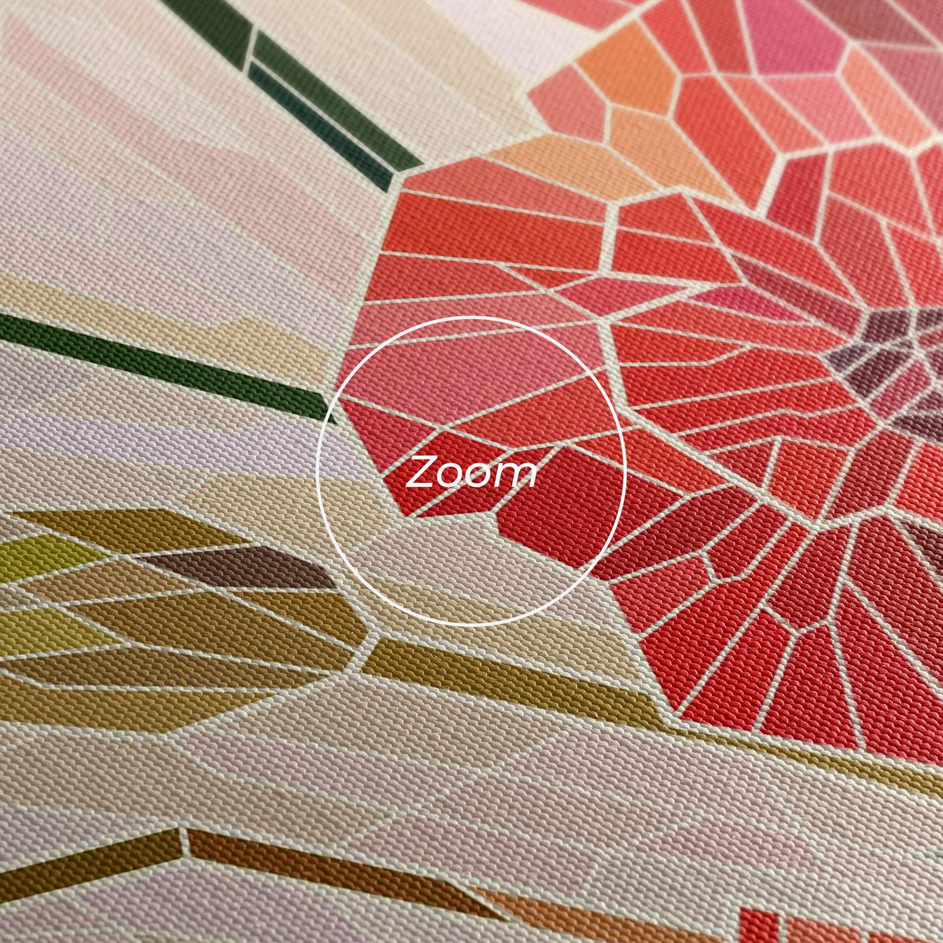 Картина на платно Poppy Glass mockup 3