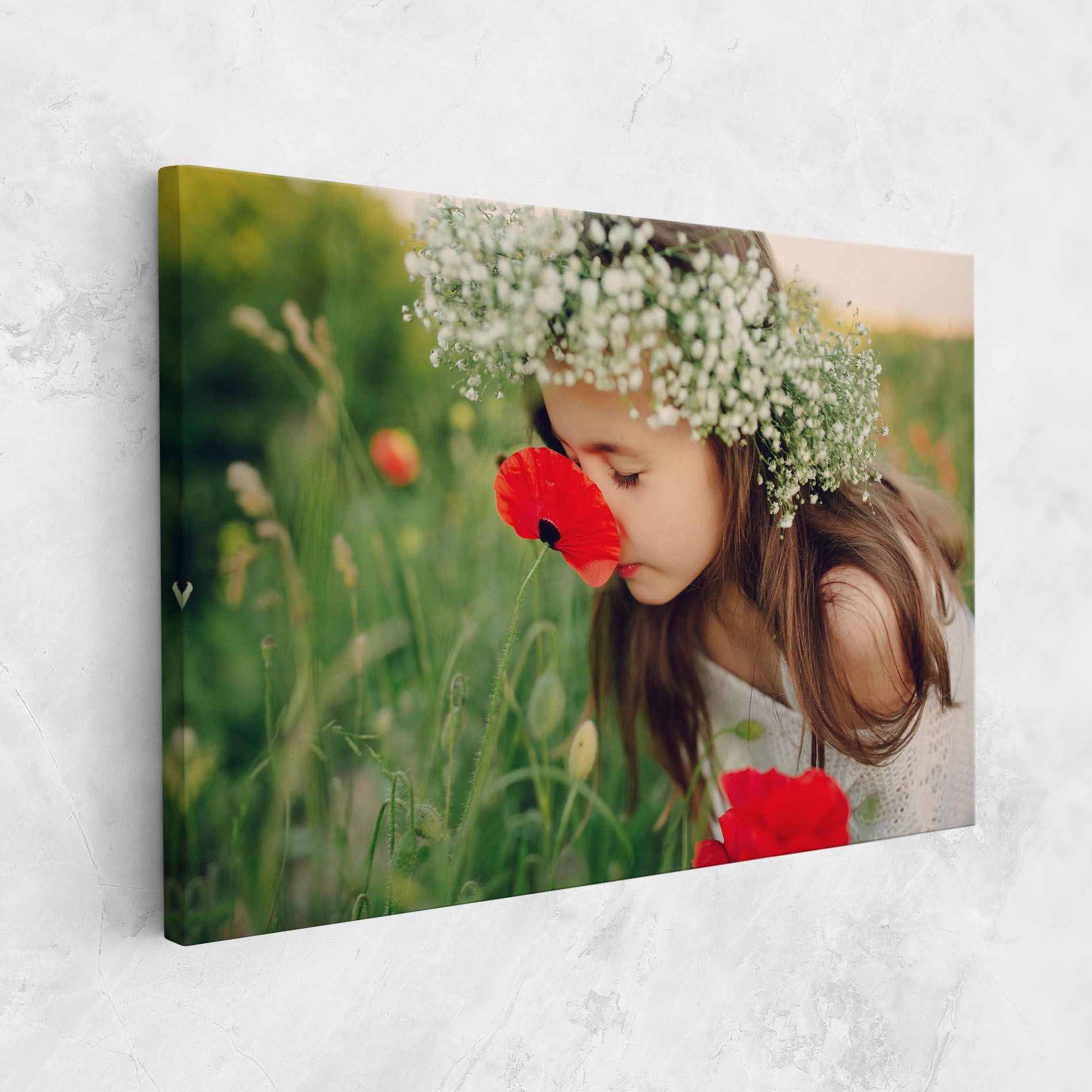 Girl With Poppies mockup 1