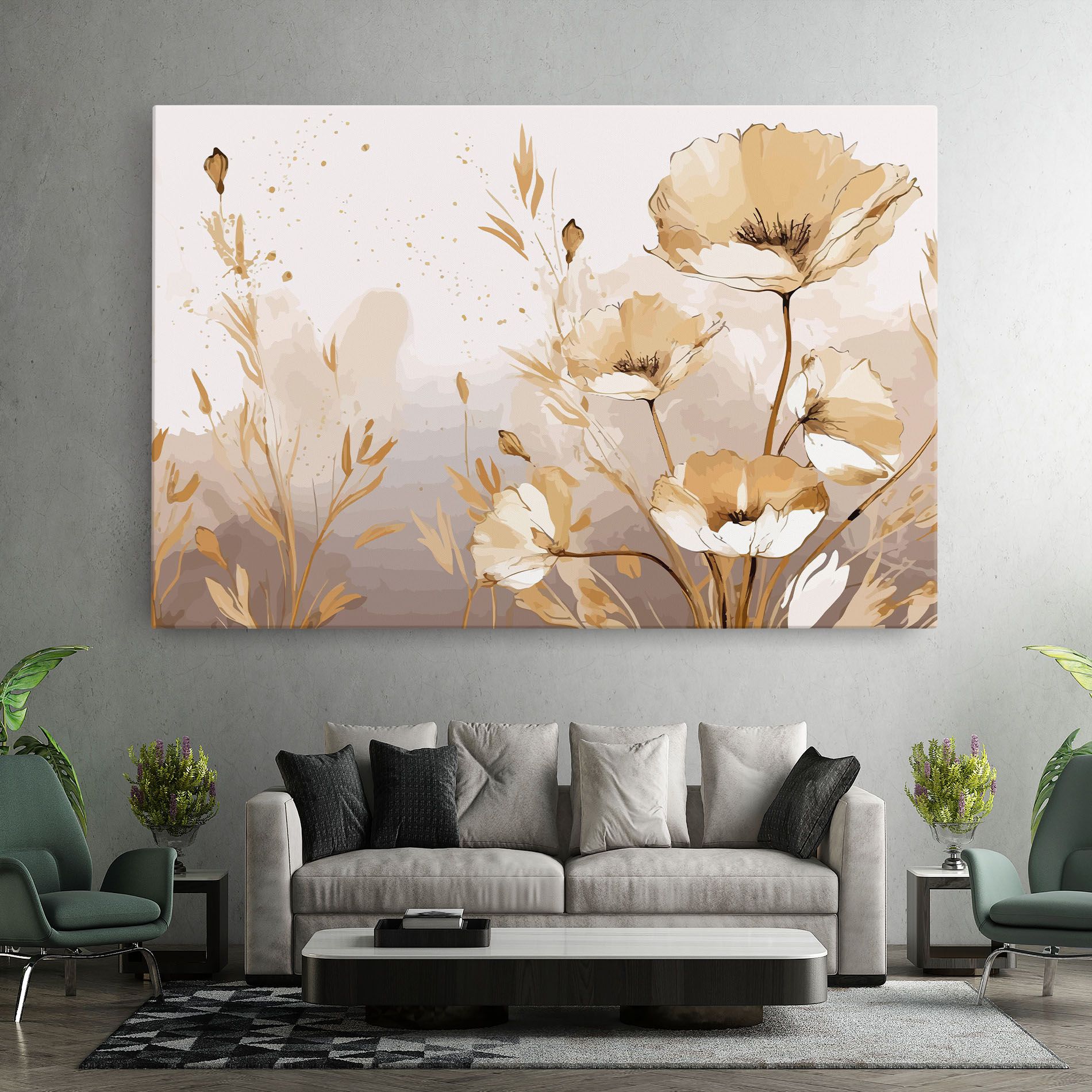 Gold Cream Poppy mockup 7
