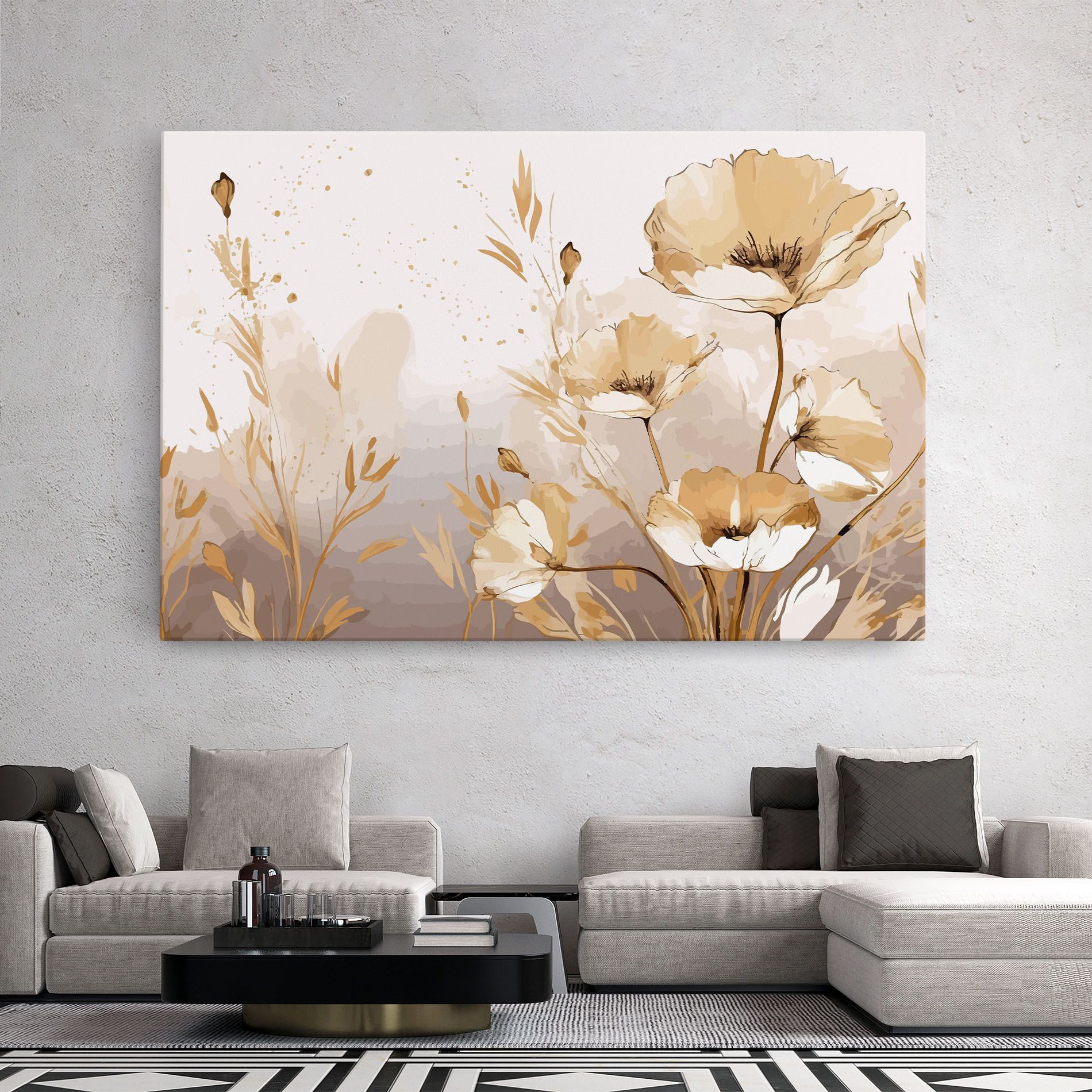 Gold Cream Poppy mockup 2