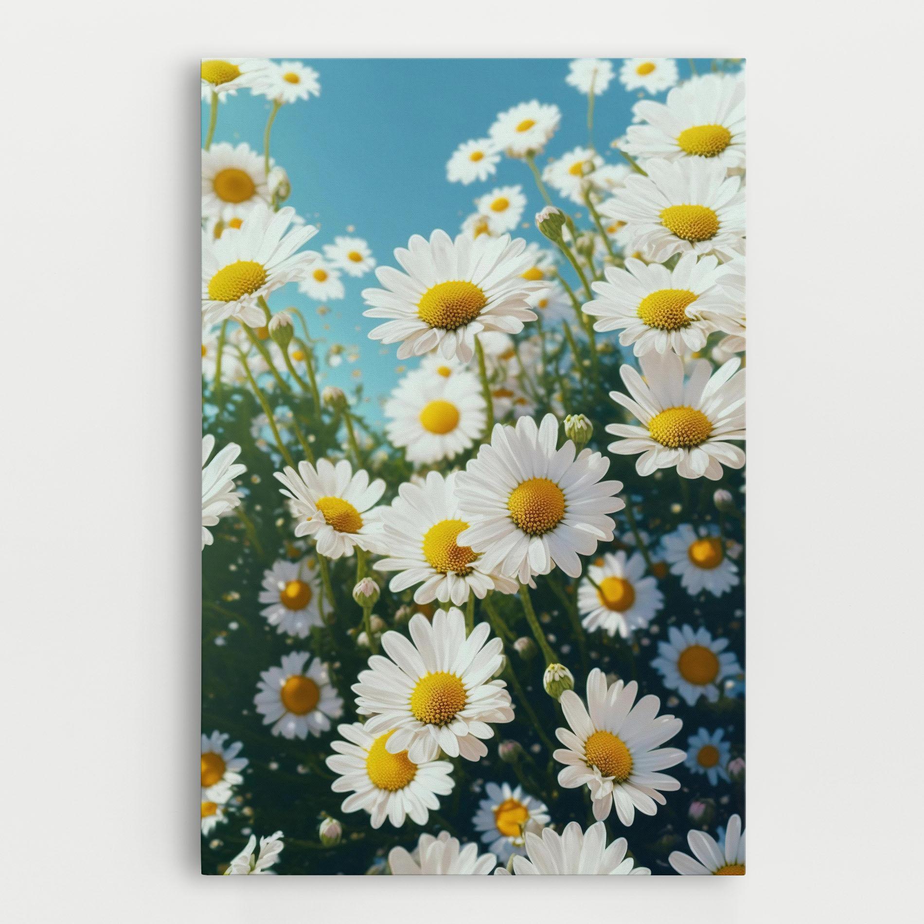Картина на платно Daisy Field View mockup 0