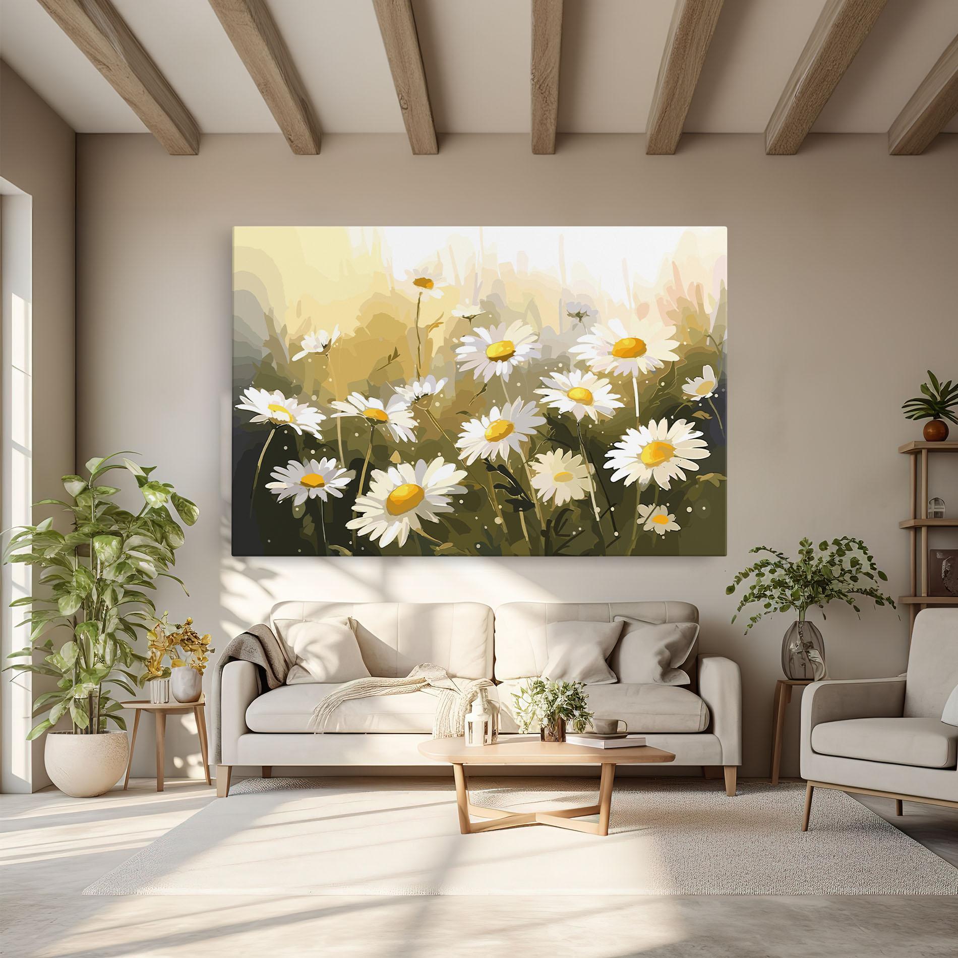 Картина на платно Daily Daisy mockup 6