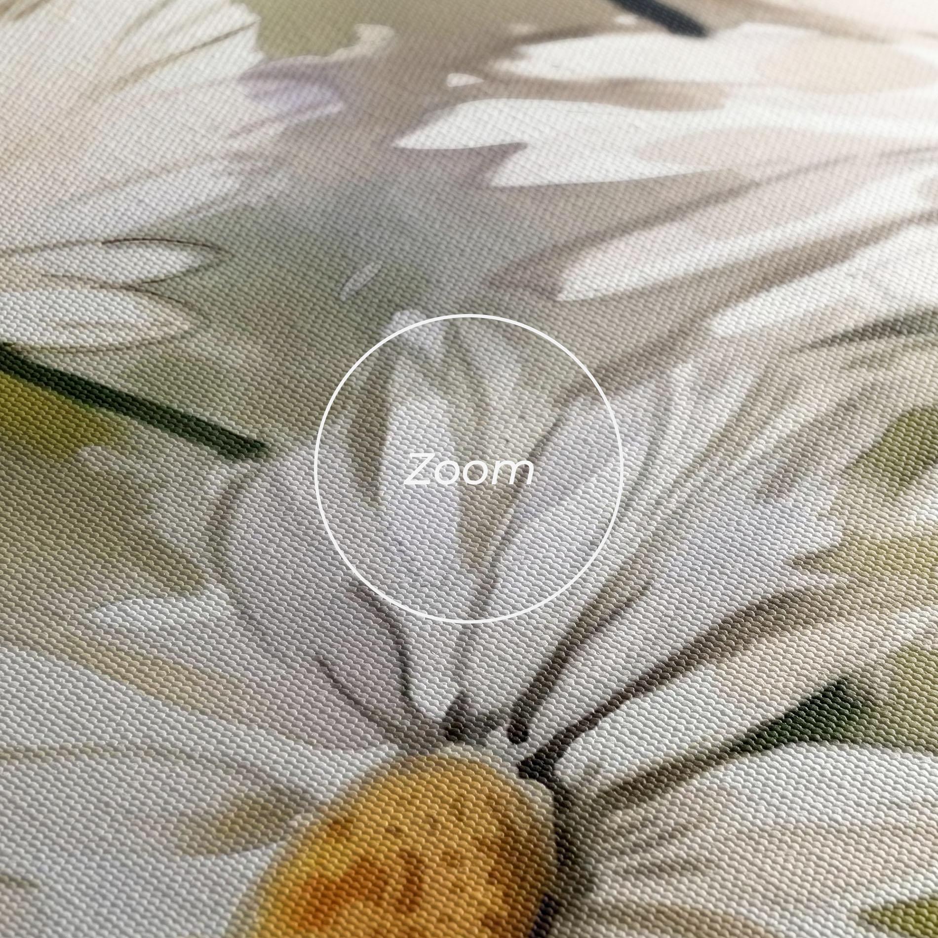 Картина на платно Daisy Painting mockup 3