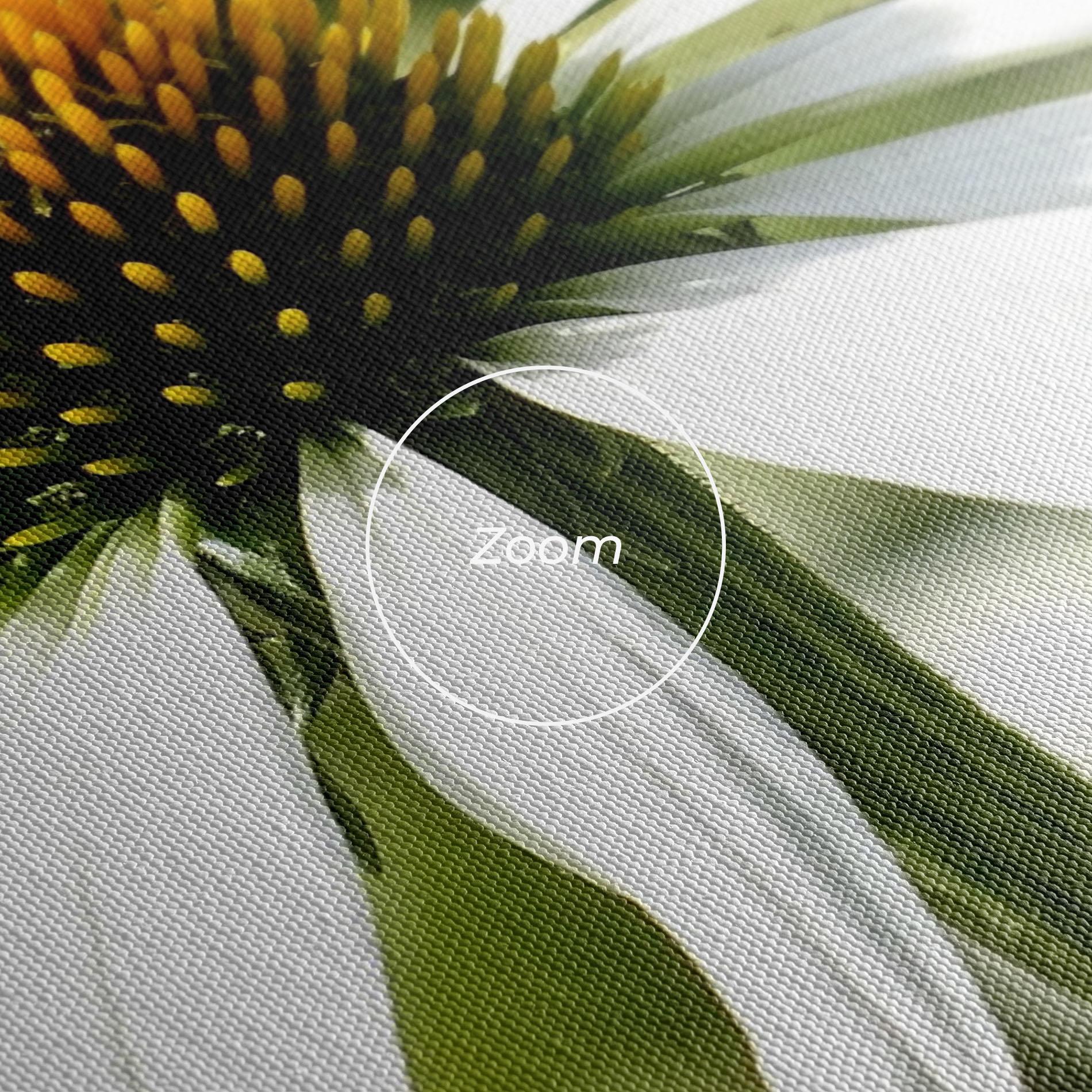 Картина на платно Green Daisy mockup 3