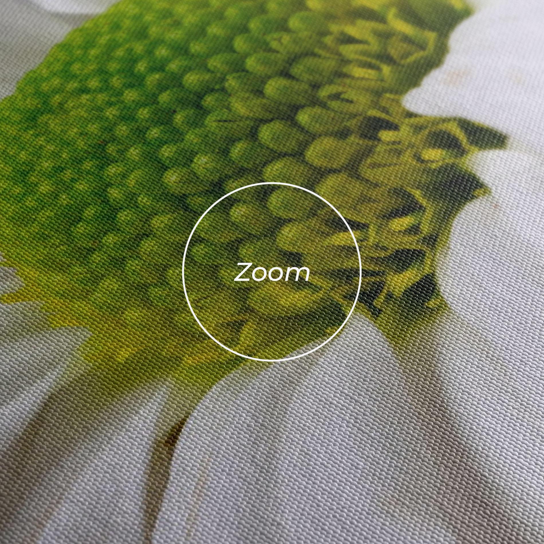 Картина на платно Green Middle Daisy mockup 3