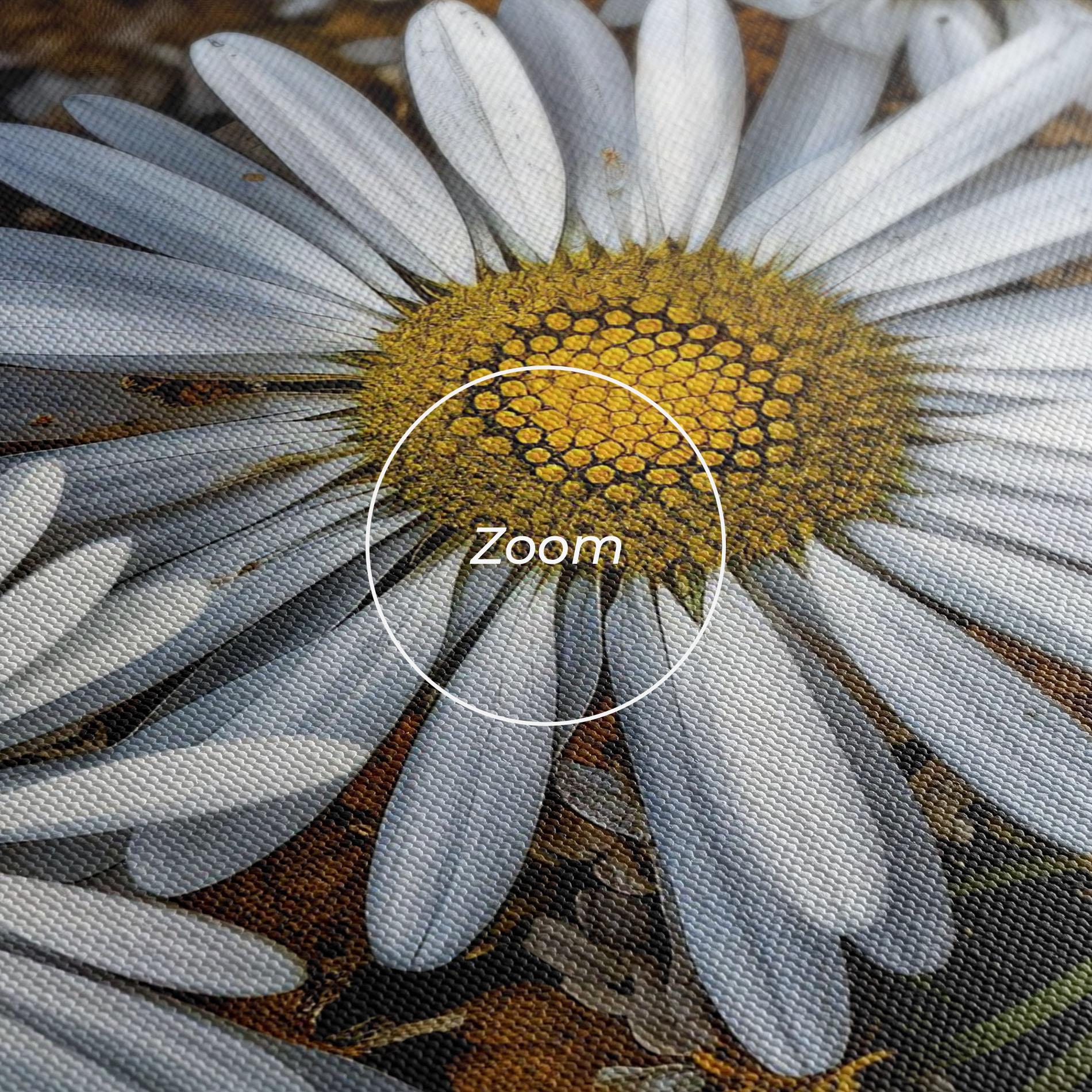 Картина на платно Heart Shaped Daisy mockup 3