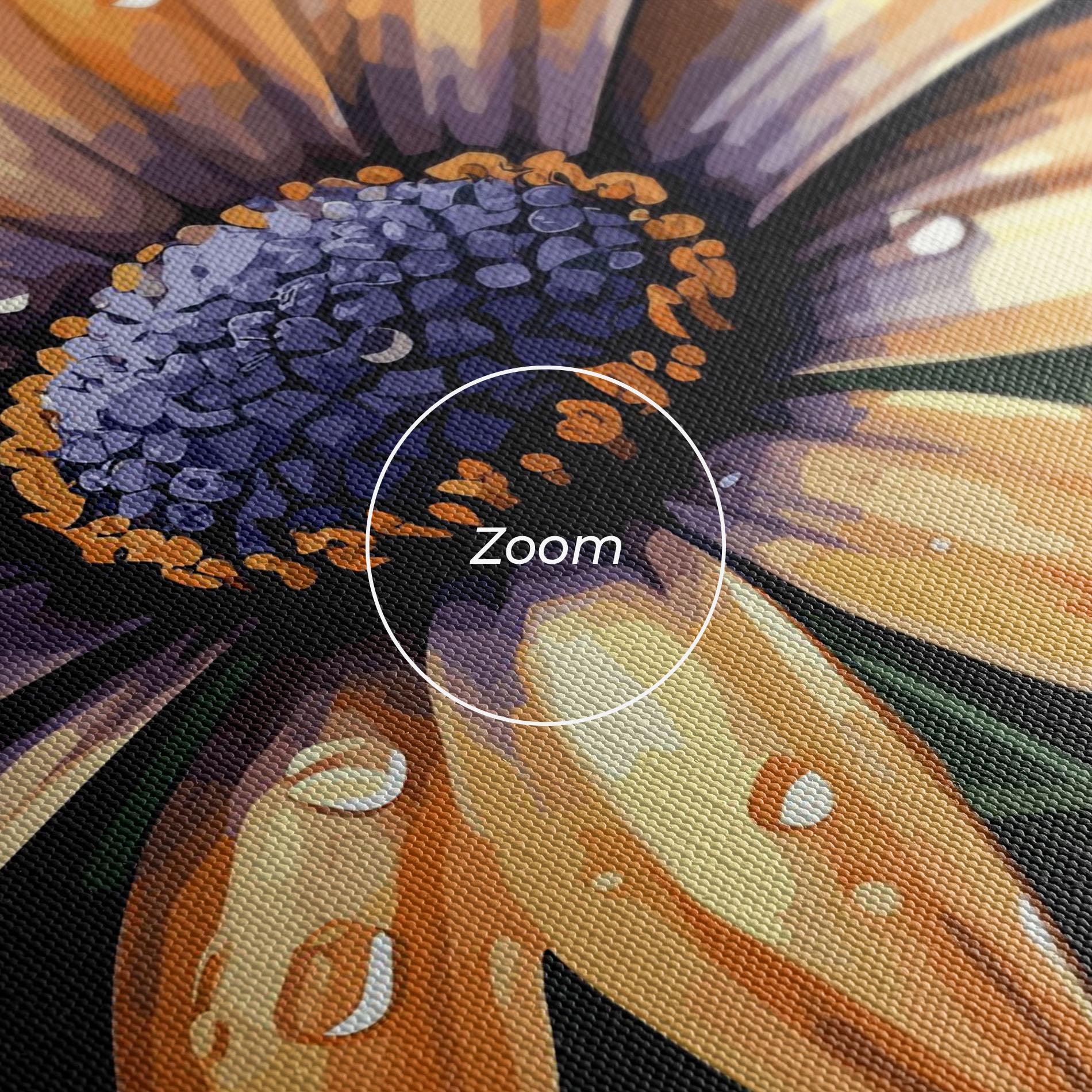 Картина на платно Orange Pretty Daisy mockup 3