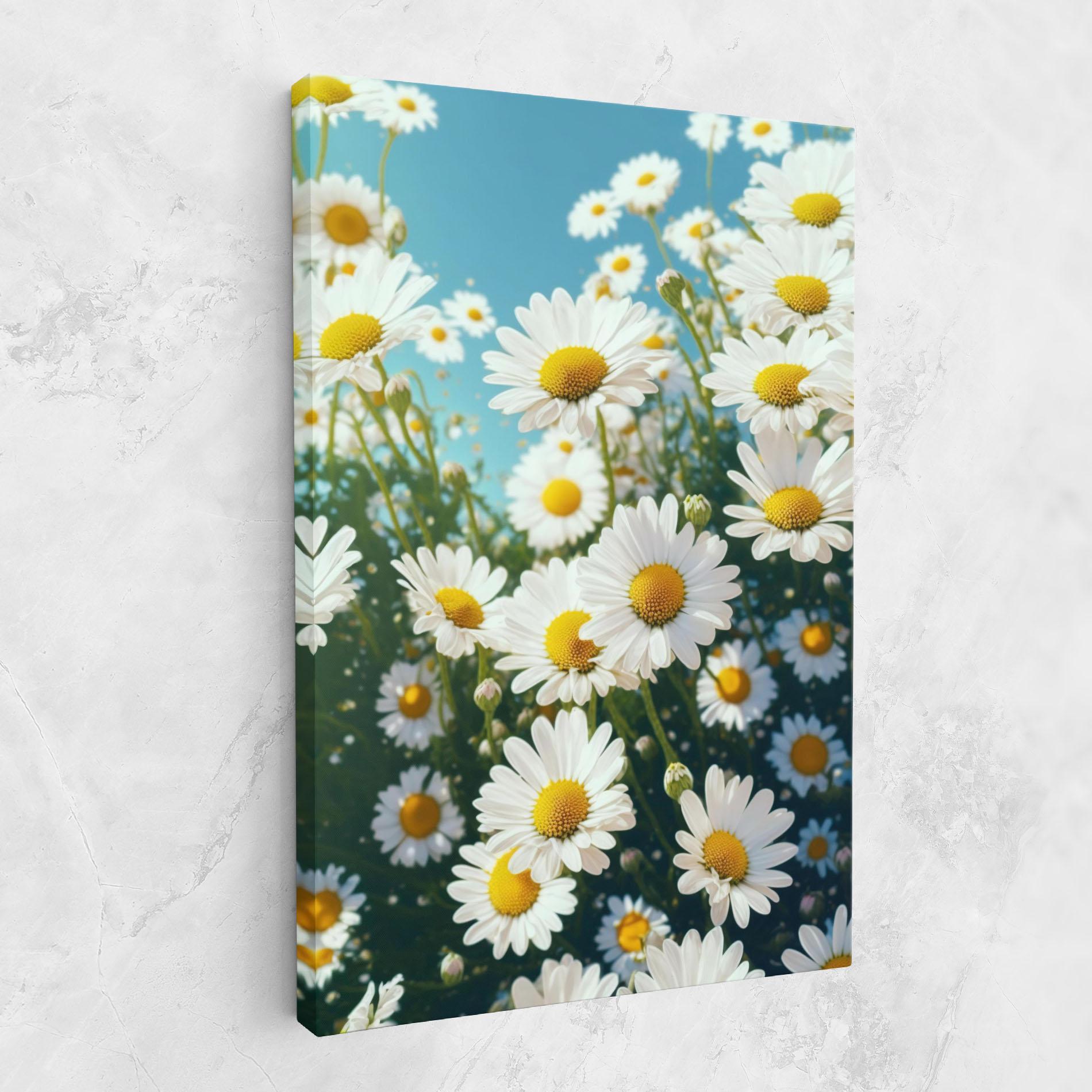 Картина на платно Daisy Field View mockup 1