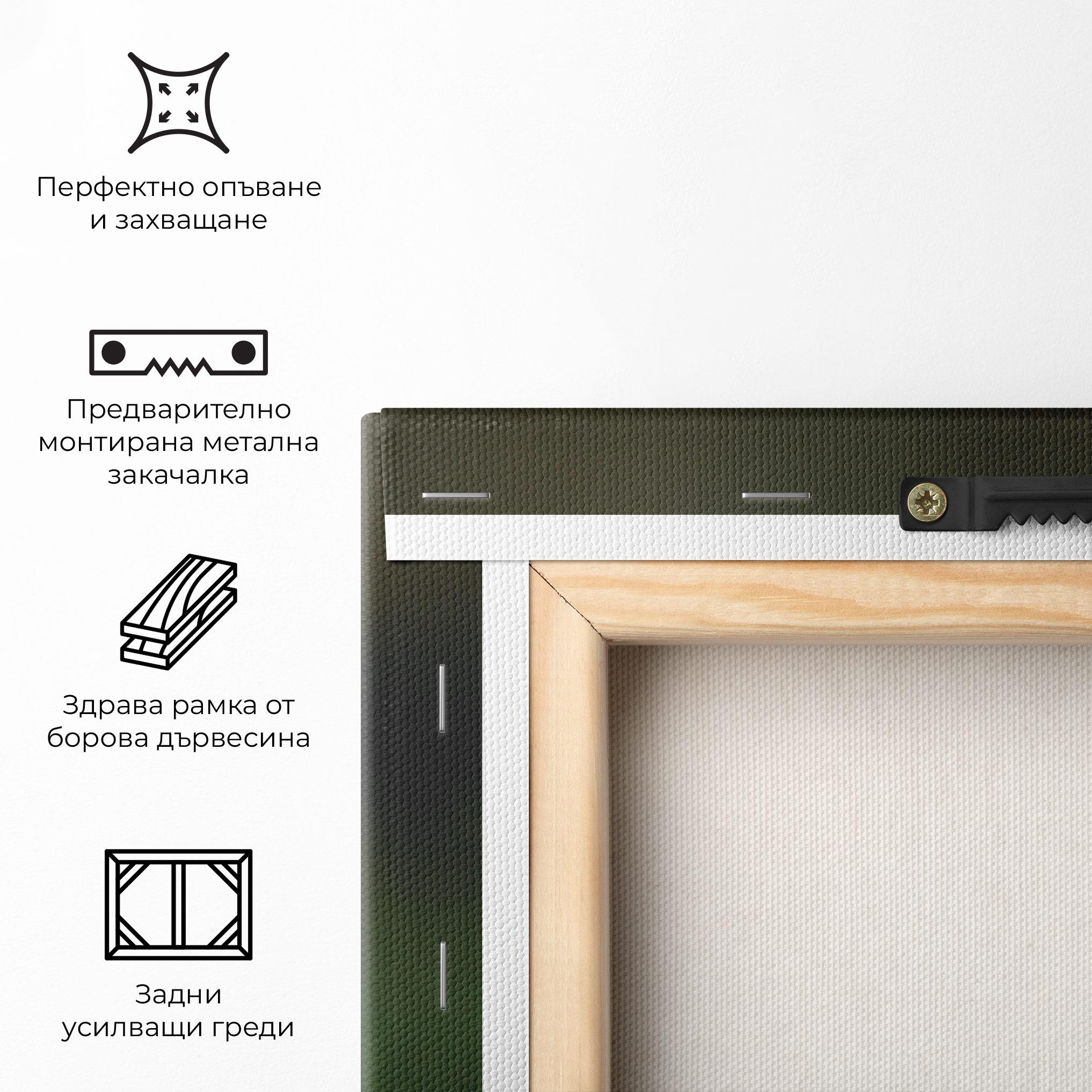 Картина на платно Garden Daisy mockup 5