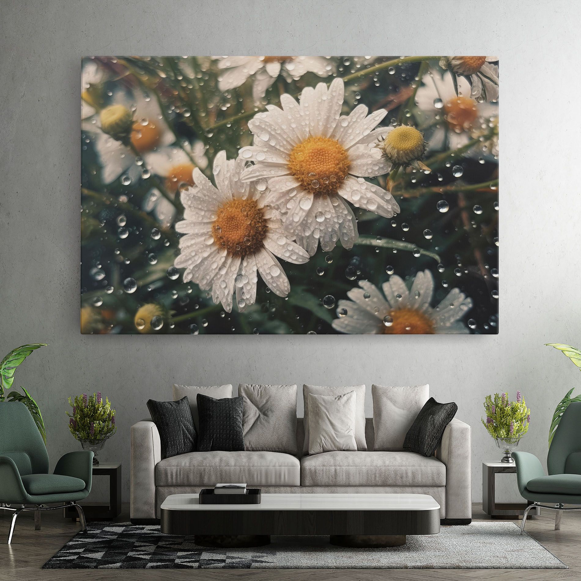 Daisy View After Rain mockup 7