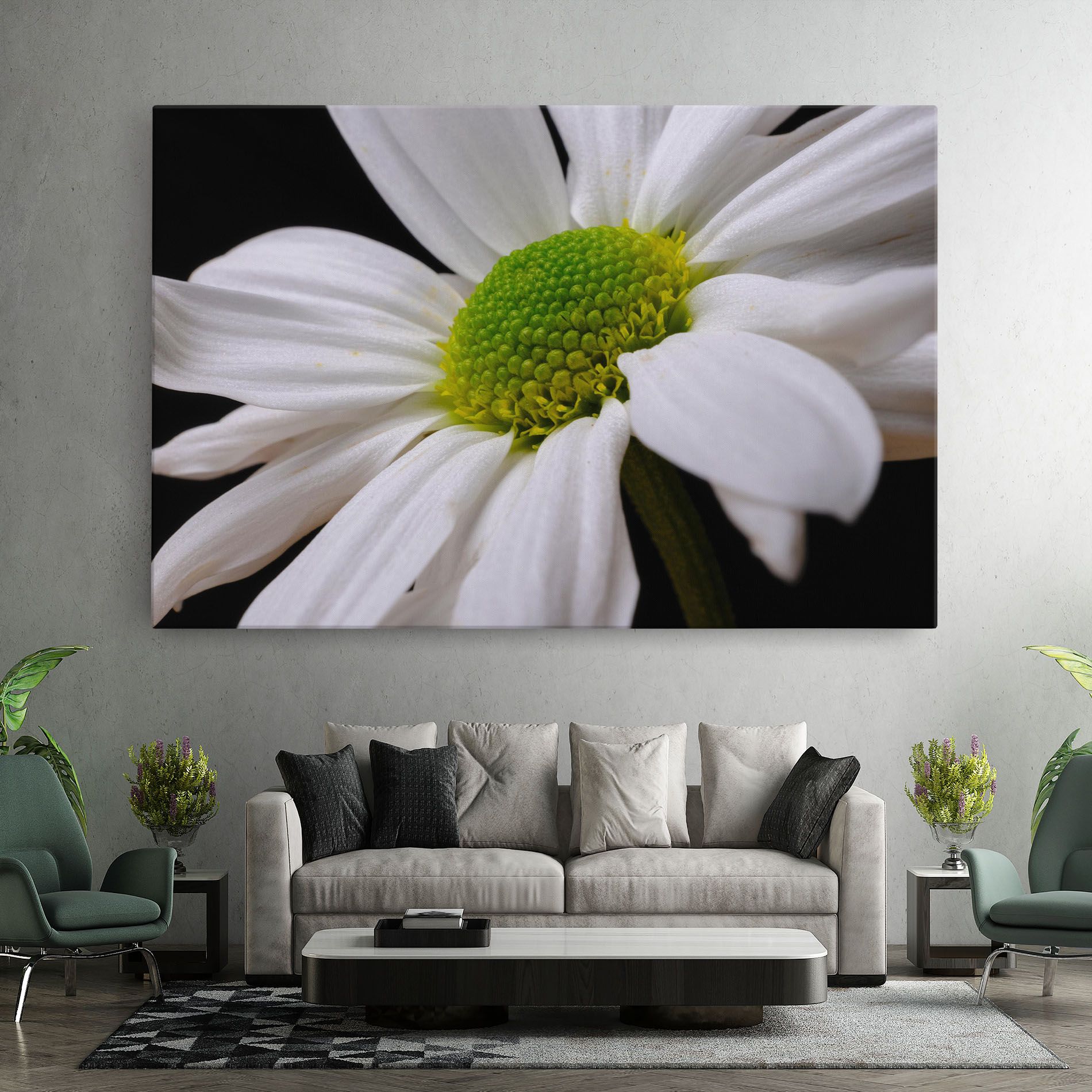 Green Middle Daisy mockup 7