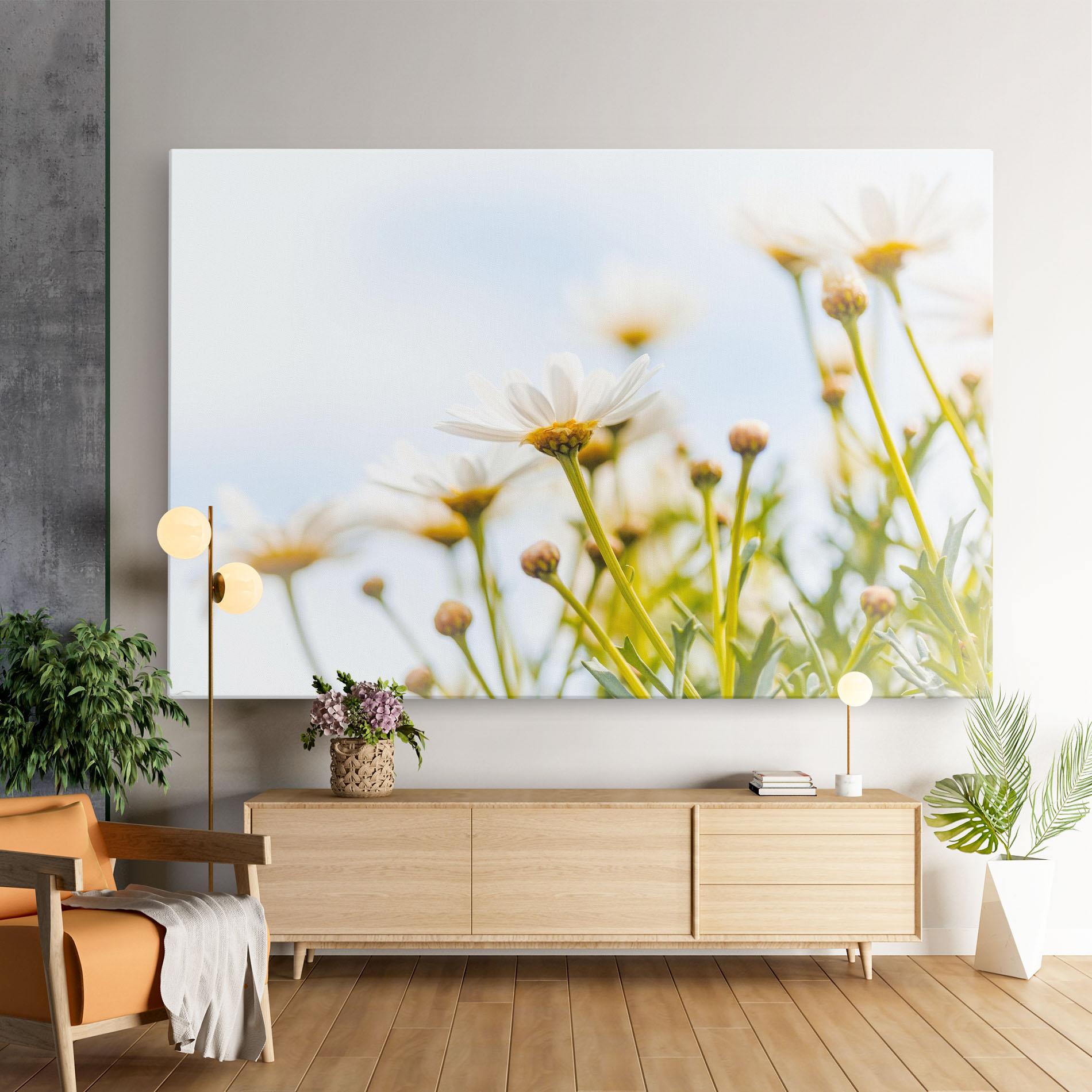 Картина на платно Dreamy Daisy mockup 9