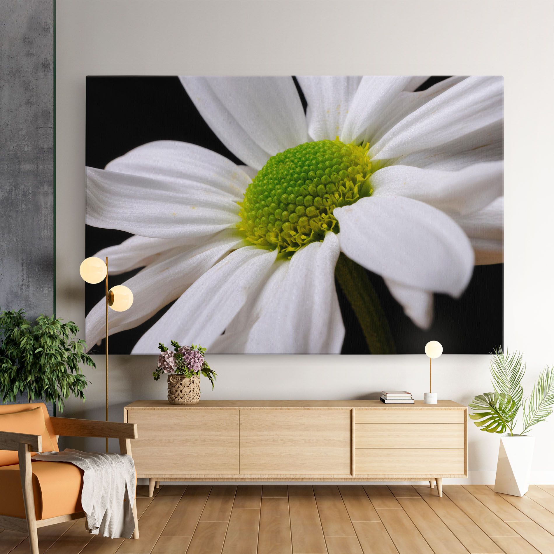 Green Middle Daisy mockup 9