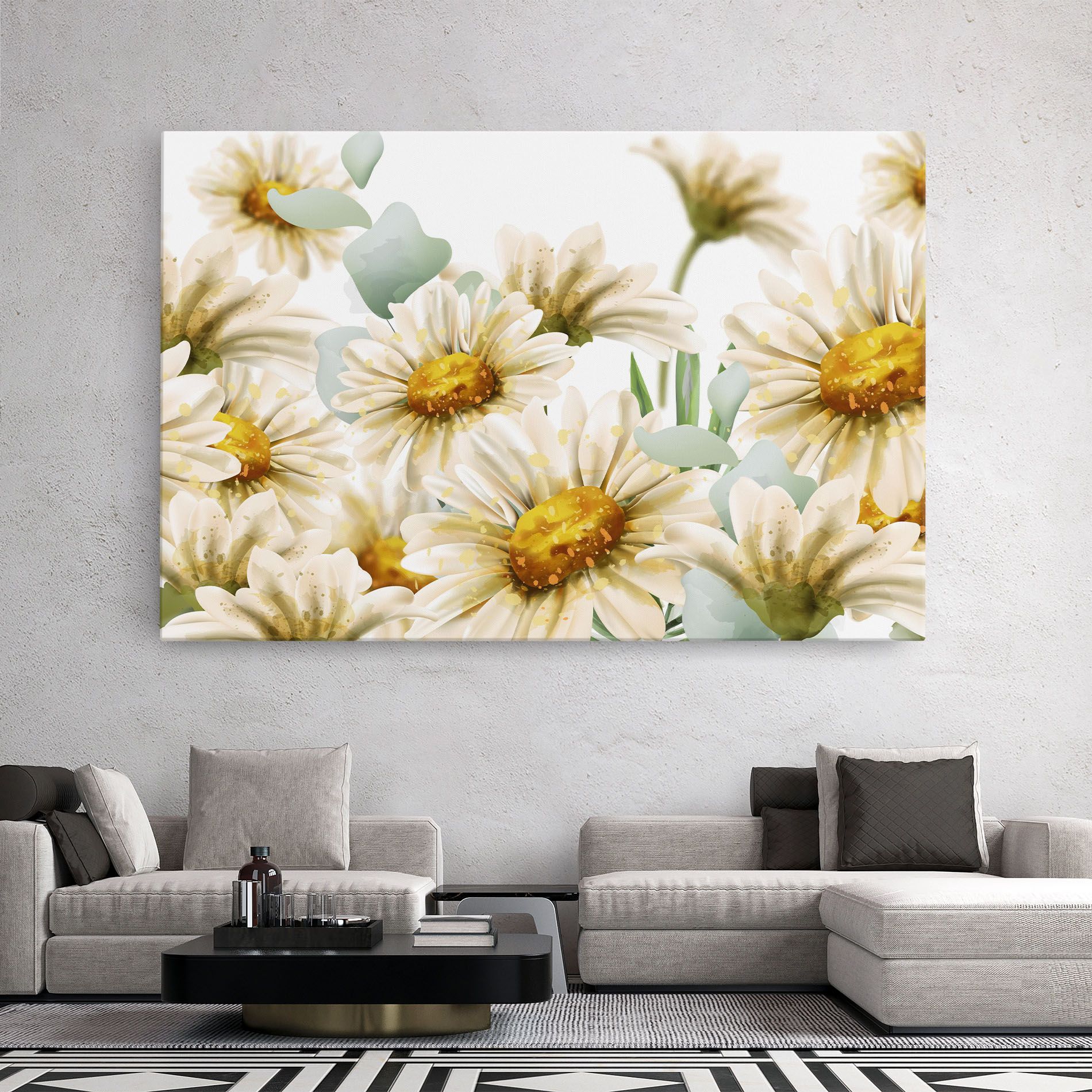 Beautiful Daisy Art mockup 2