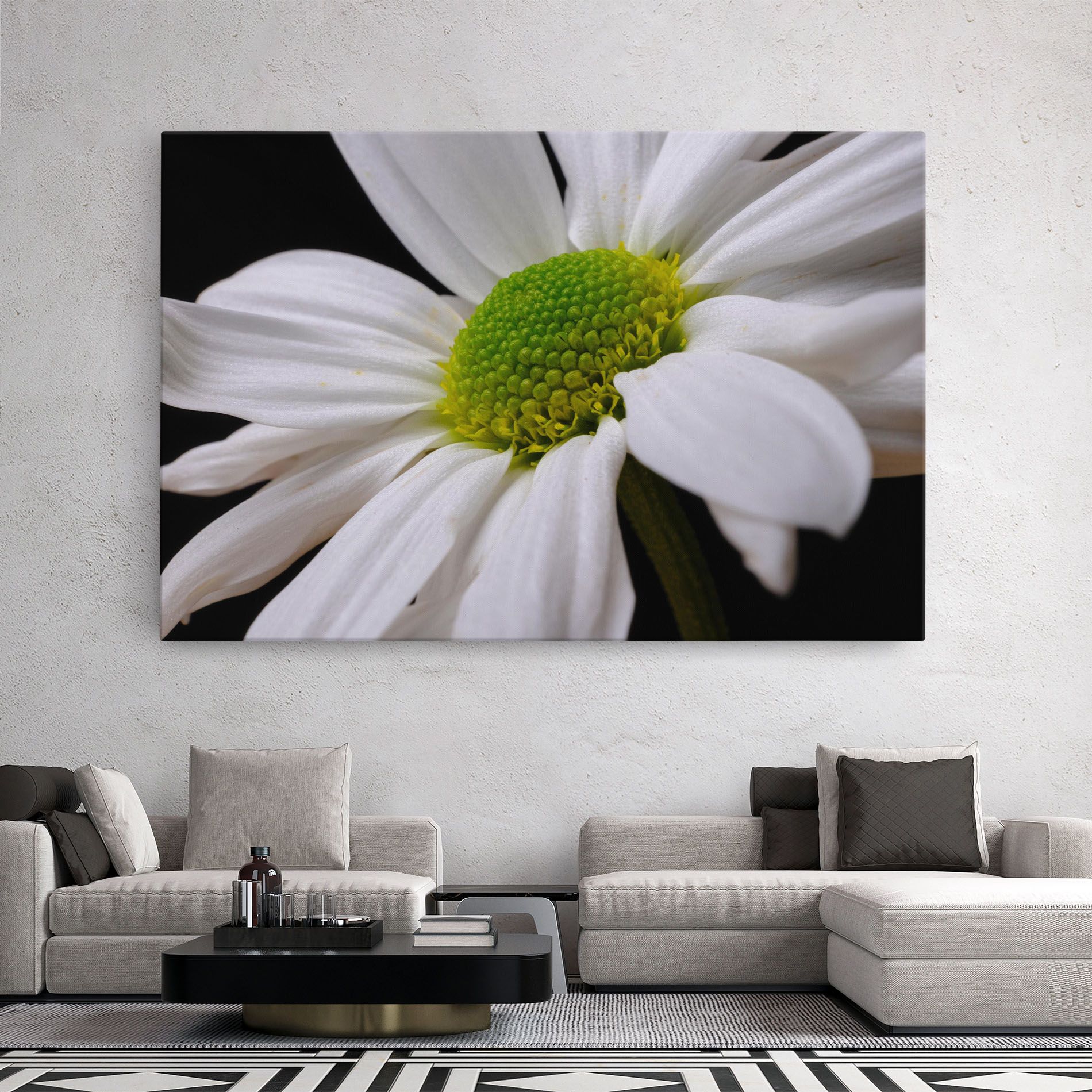 Green Middle Daisy mockup 2