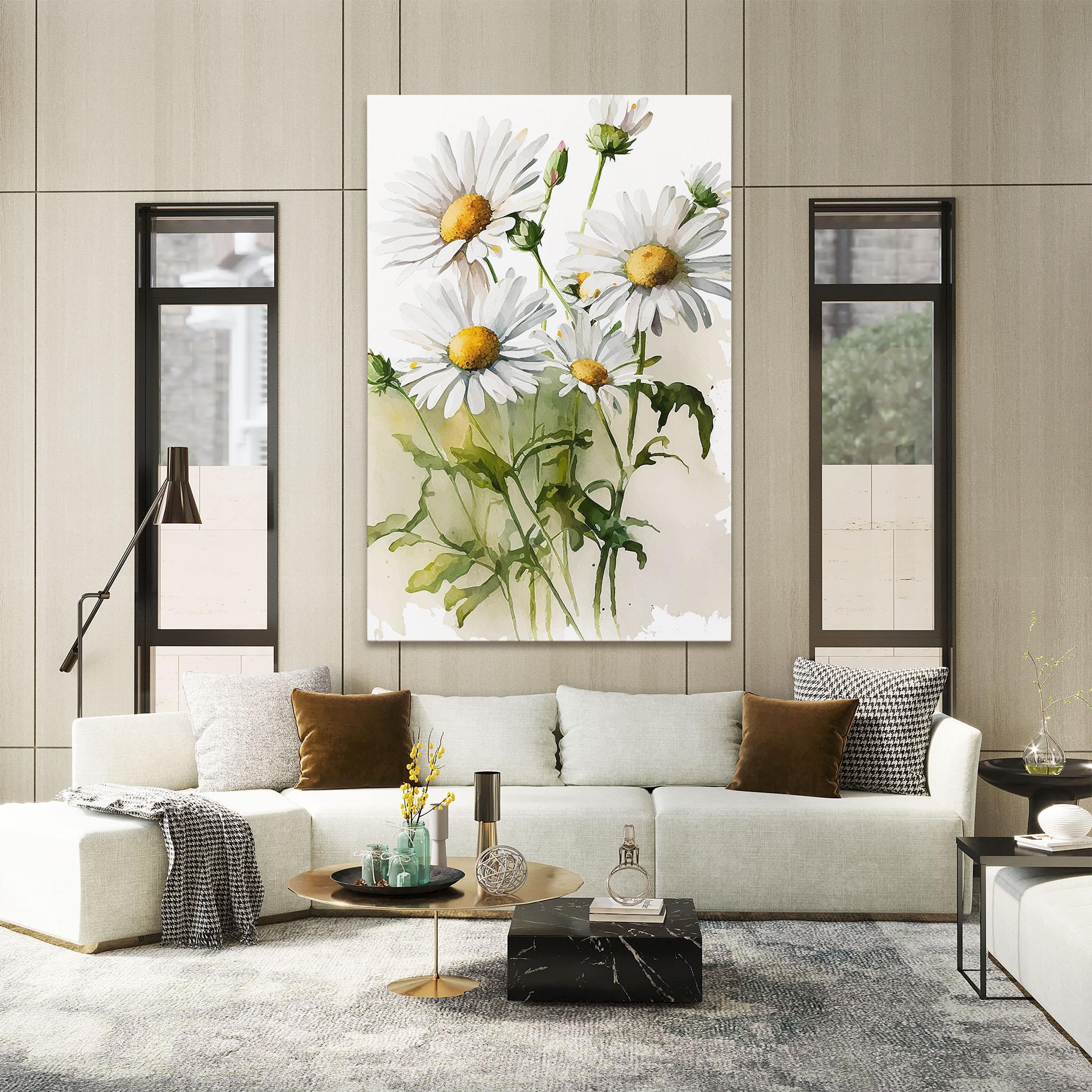 Картина на платно Painted Daisy mockup 2