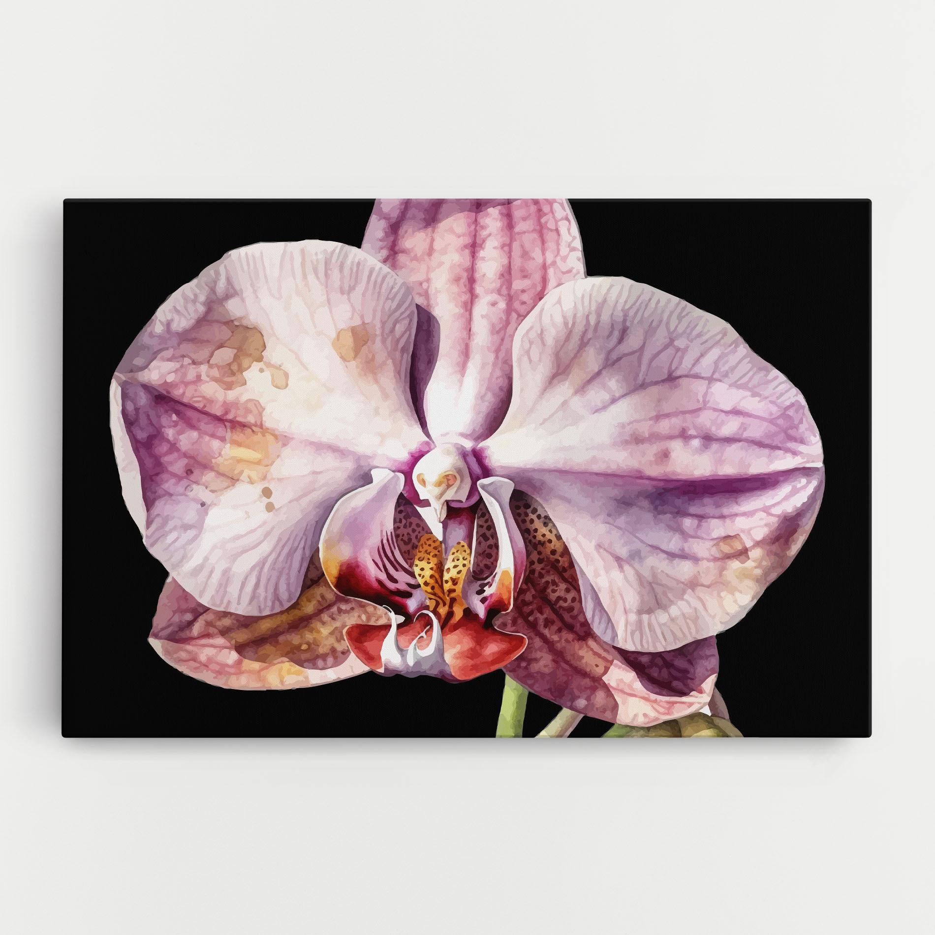 Картина на платно Painted Orchid mockup 0