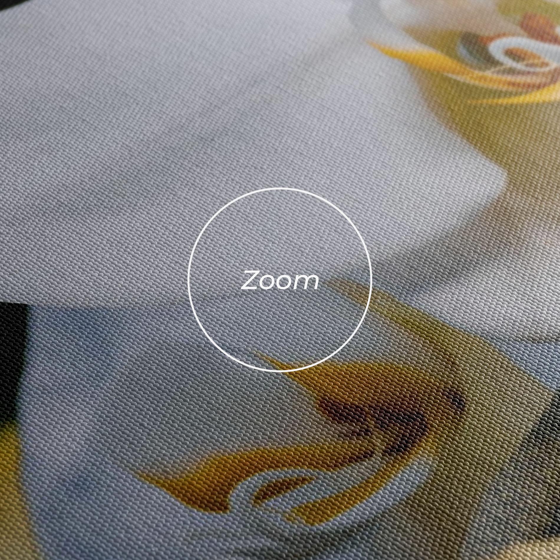 Картина на платно Cream Orchid In Nature mockup 3