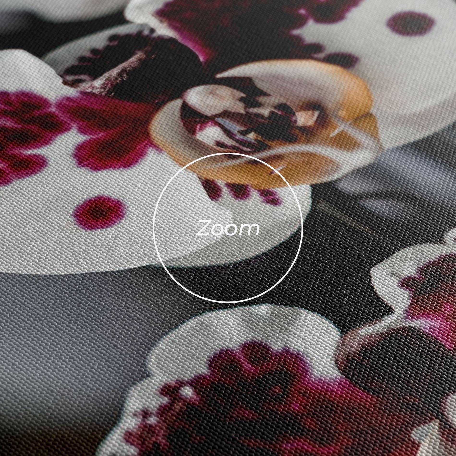 Картина на платно Dark Purple Orchid mockup 3