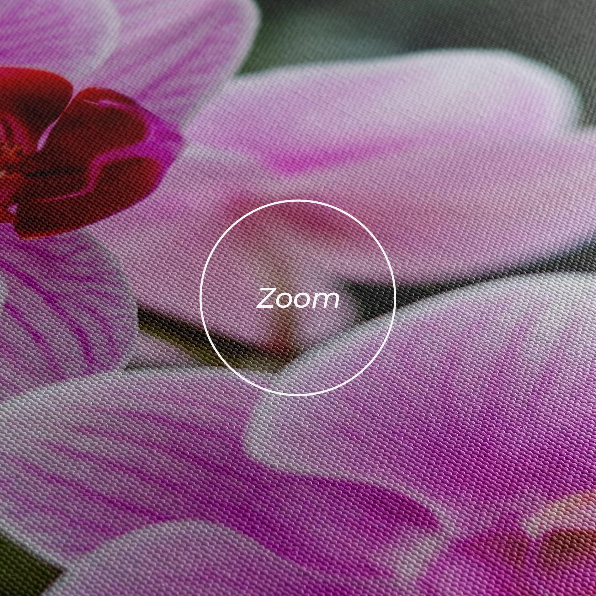 Картина на платно Garden Purple Orchids mockup 3