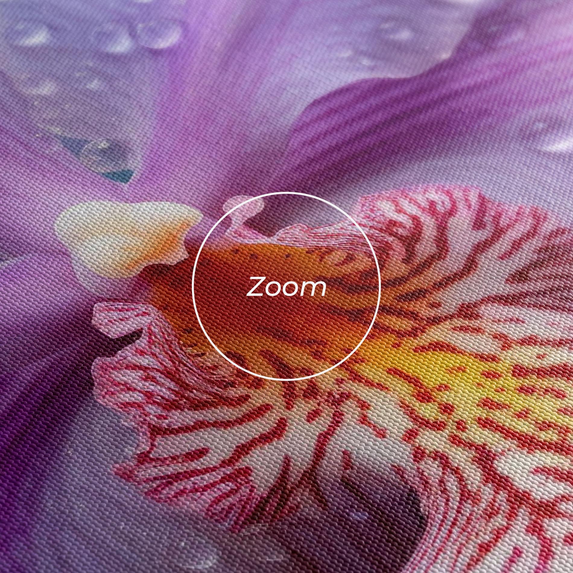 Картина на платно Orchid In Rain mockup 3