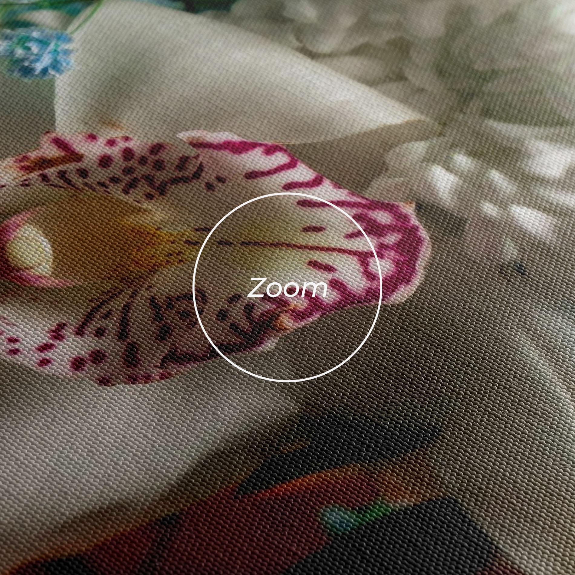 Картина на платно Orchid In Vase mockup 3