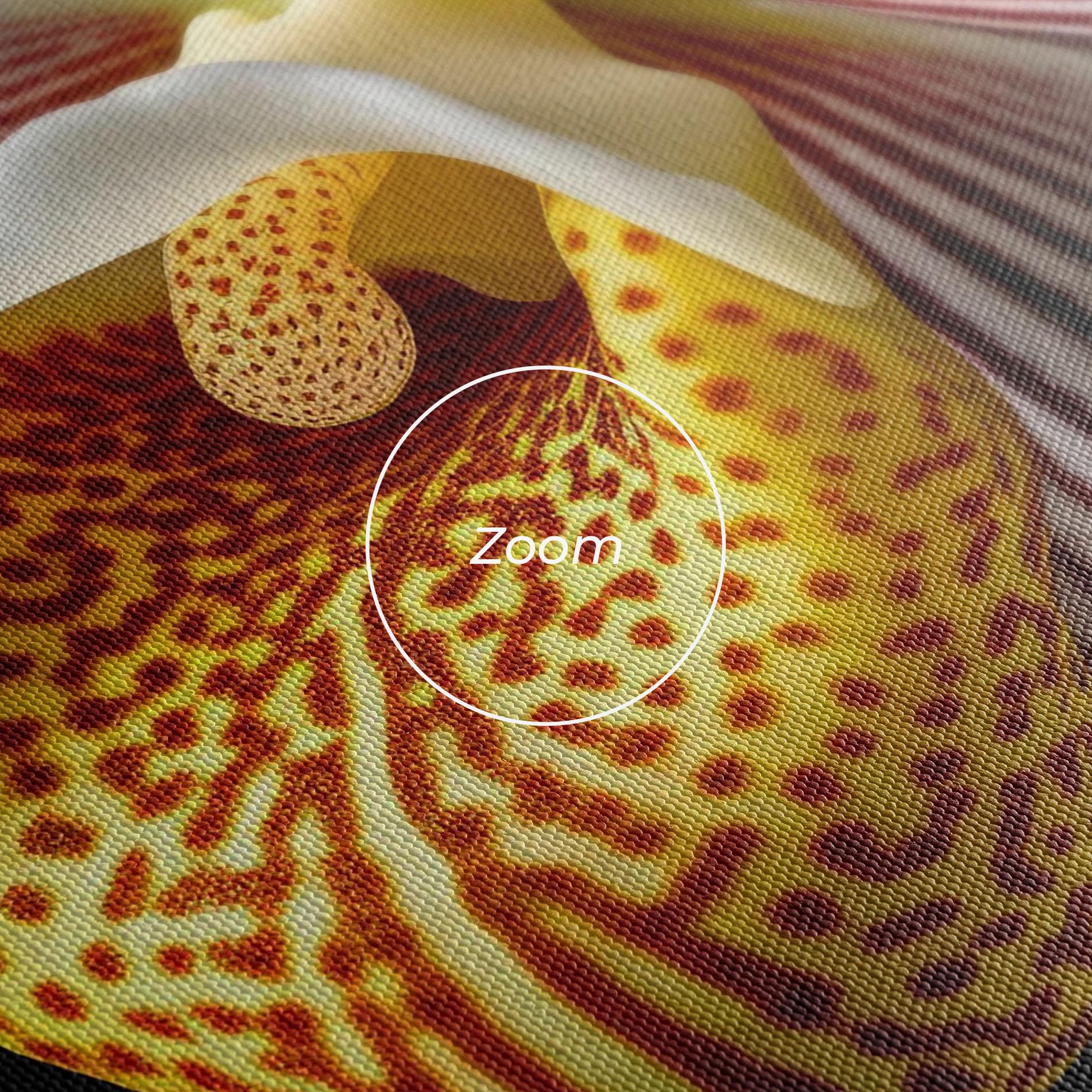 Картина на платно Orchid On Black mockup 3