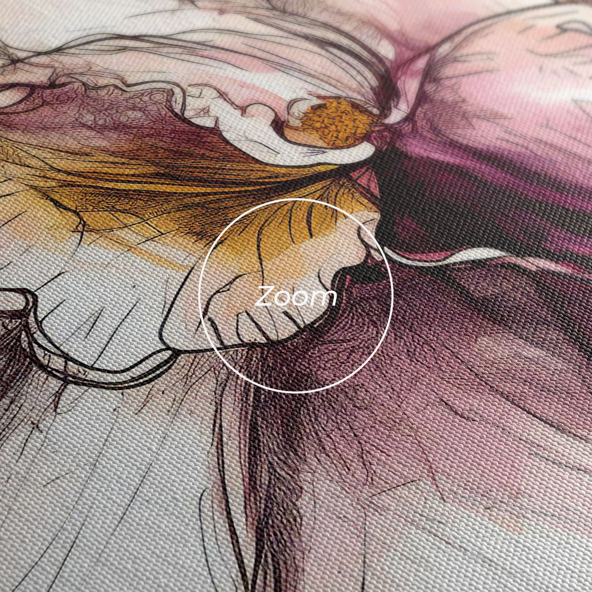 Painted Purple Orchid mockup 3